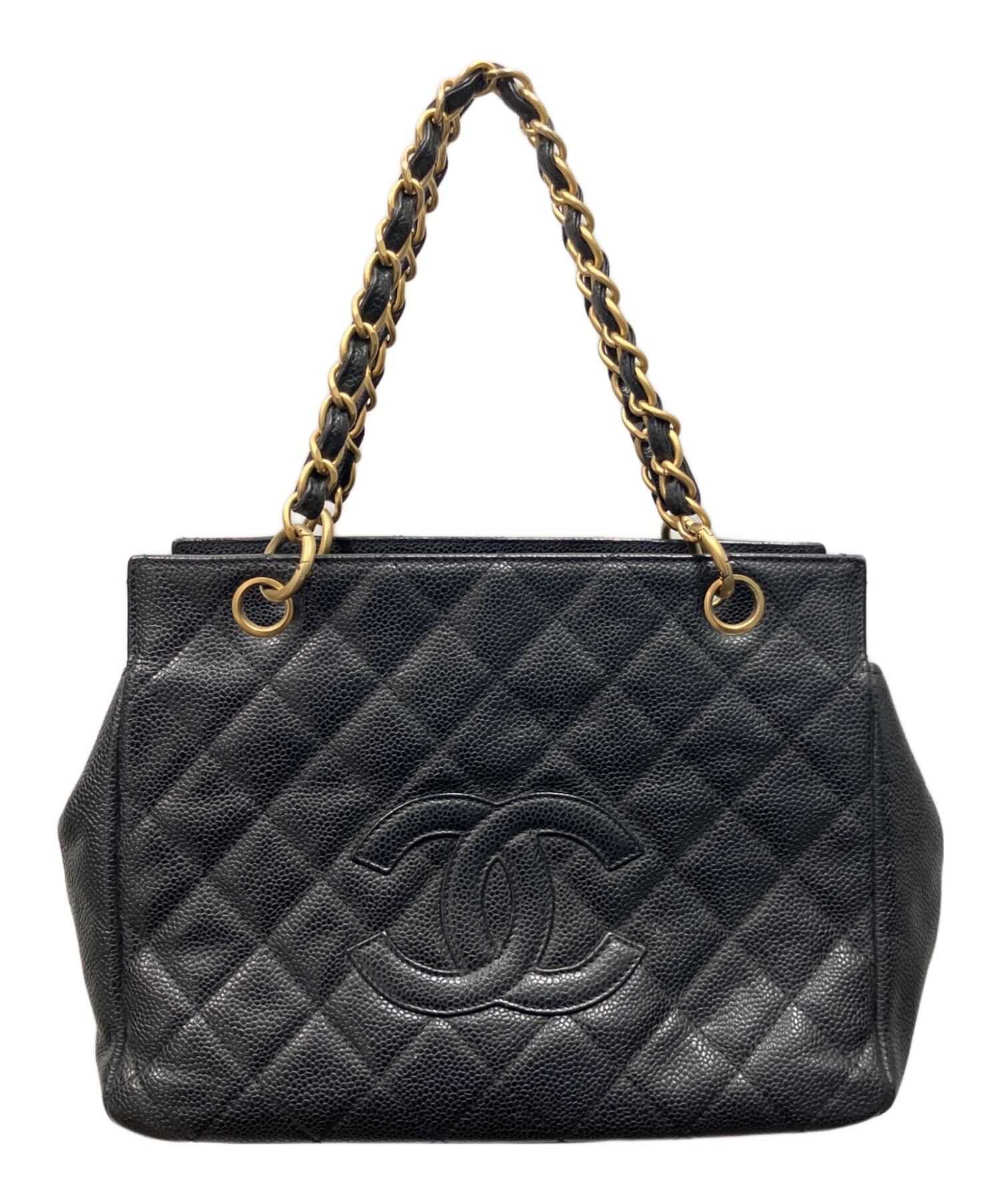 中古・古着通販】CHANEL (シャネル) PTTトートバッグ ブラック 