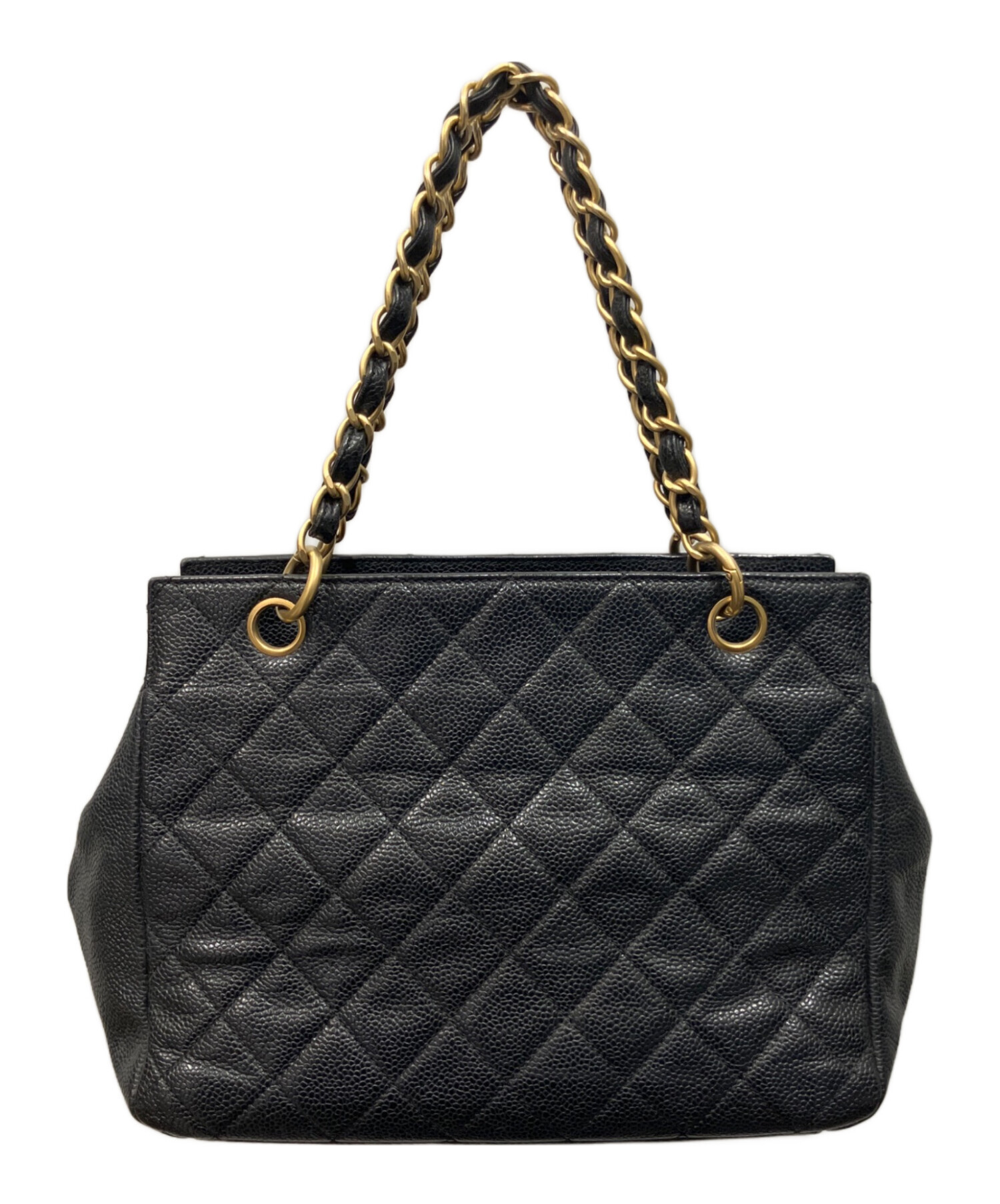 中古・古着通販】CHANEL (シャネル) PTTトートバッグ ブラック 