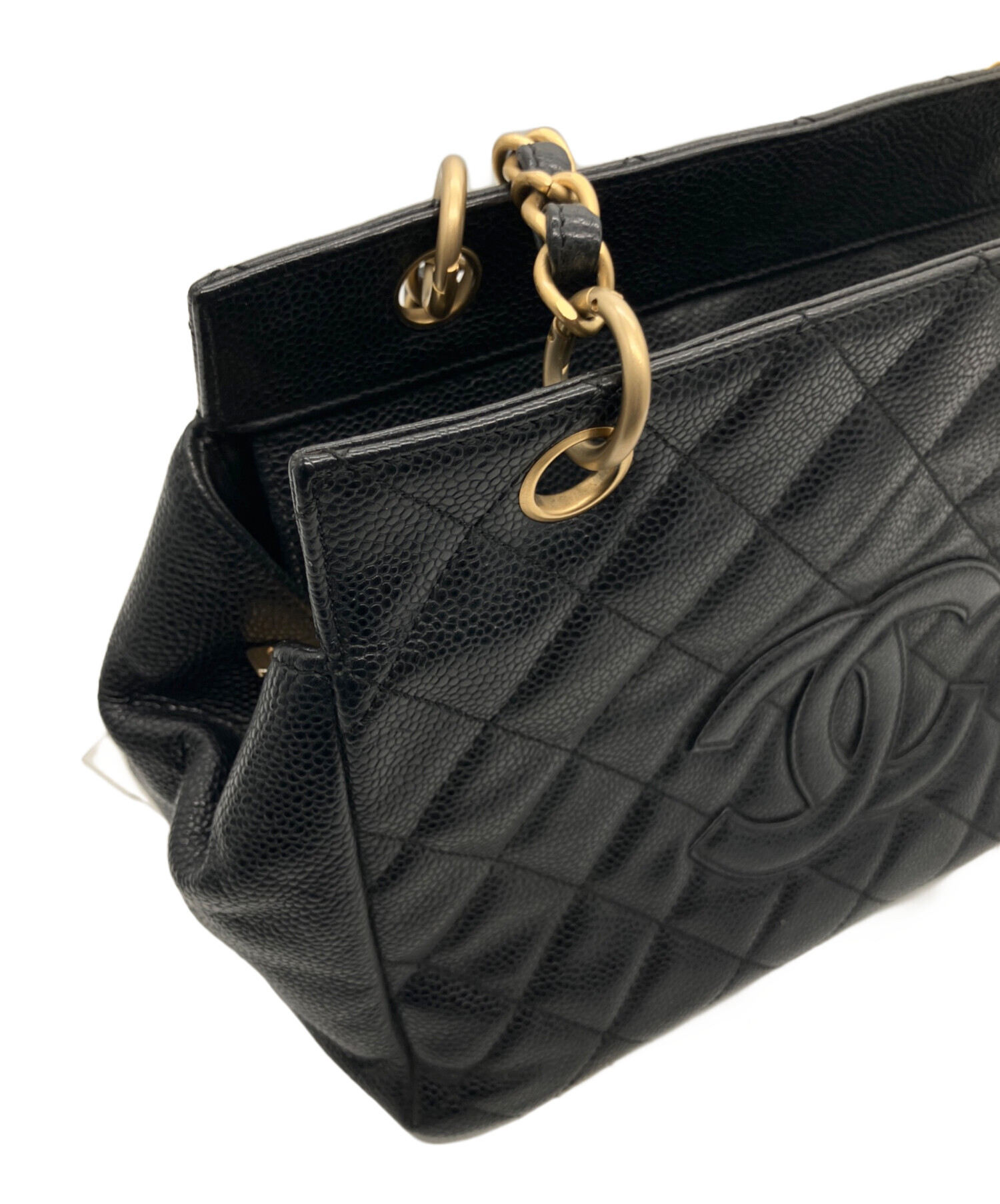 中古・古着通販】CHANEL (シャネル) PTTトートバッグ ブラック 