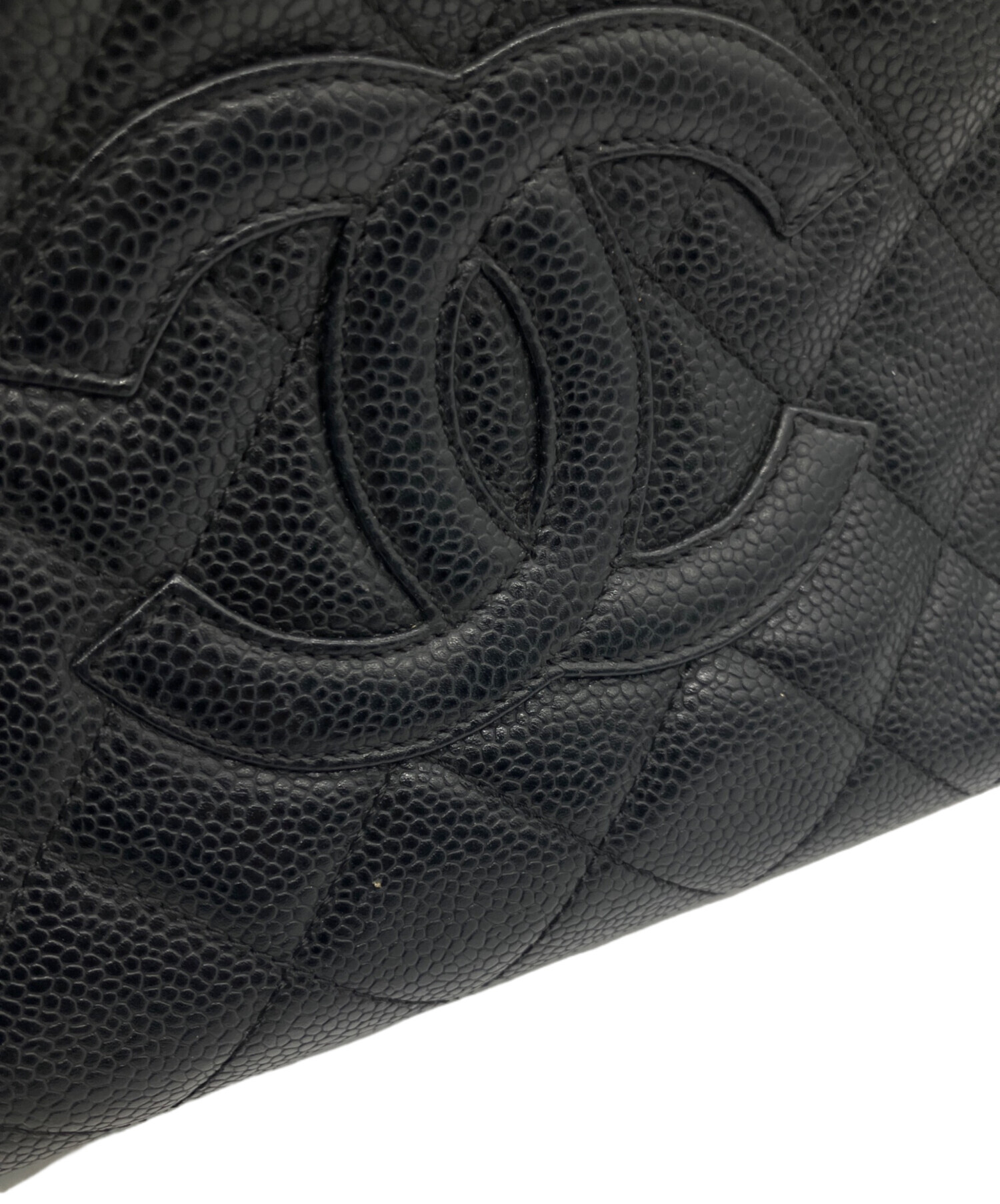 中古・古着通販】CHANEL (シャネル) PTTトートバッグ ブラック 