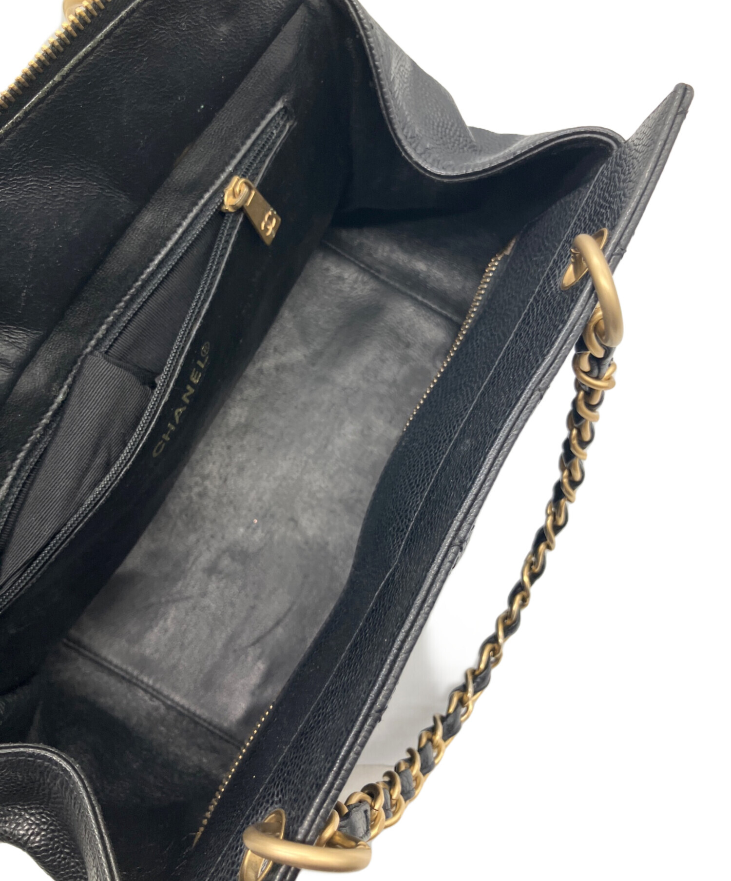中古・古着通販】CHANEL (シャネル) PTTトートバッグ ブラック 