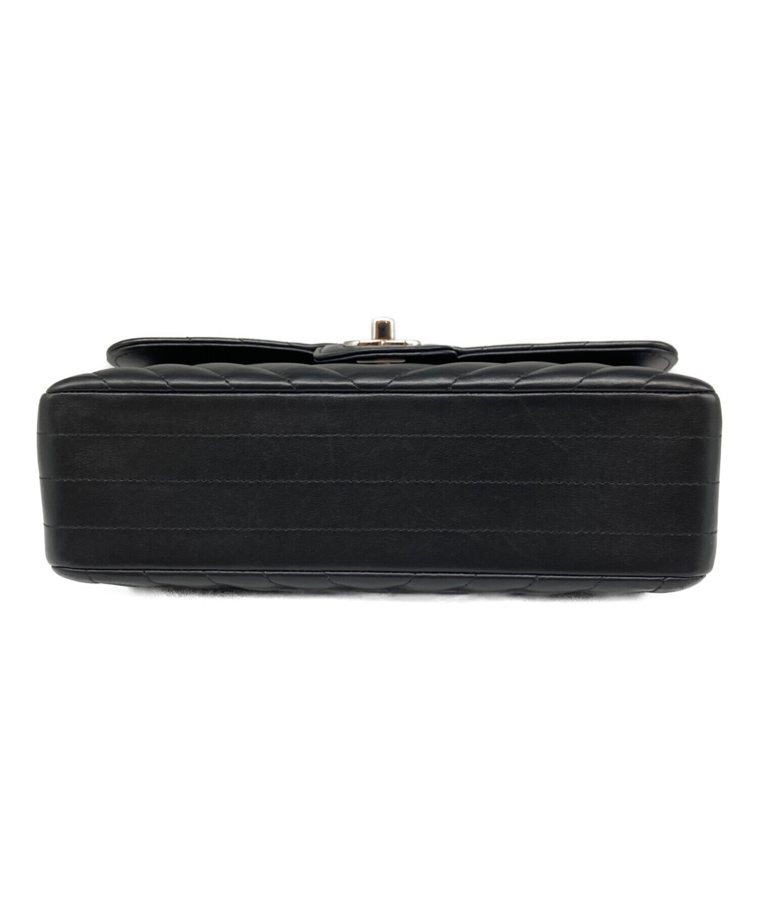 中古・古着通販】CHANEL (シャネル) WフラップVステッチチェーン