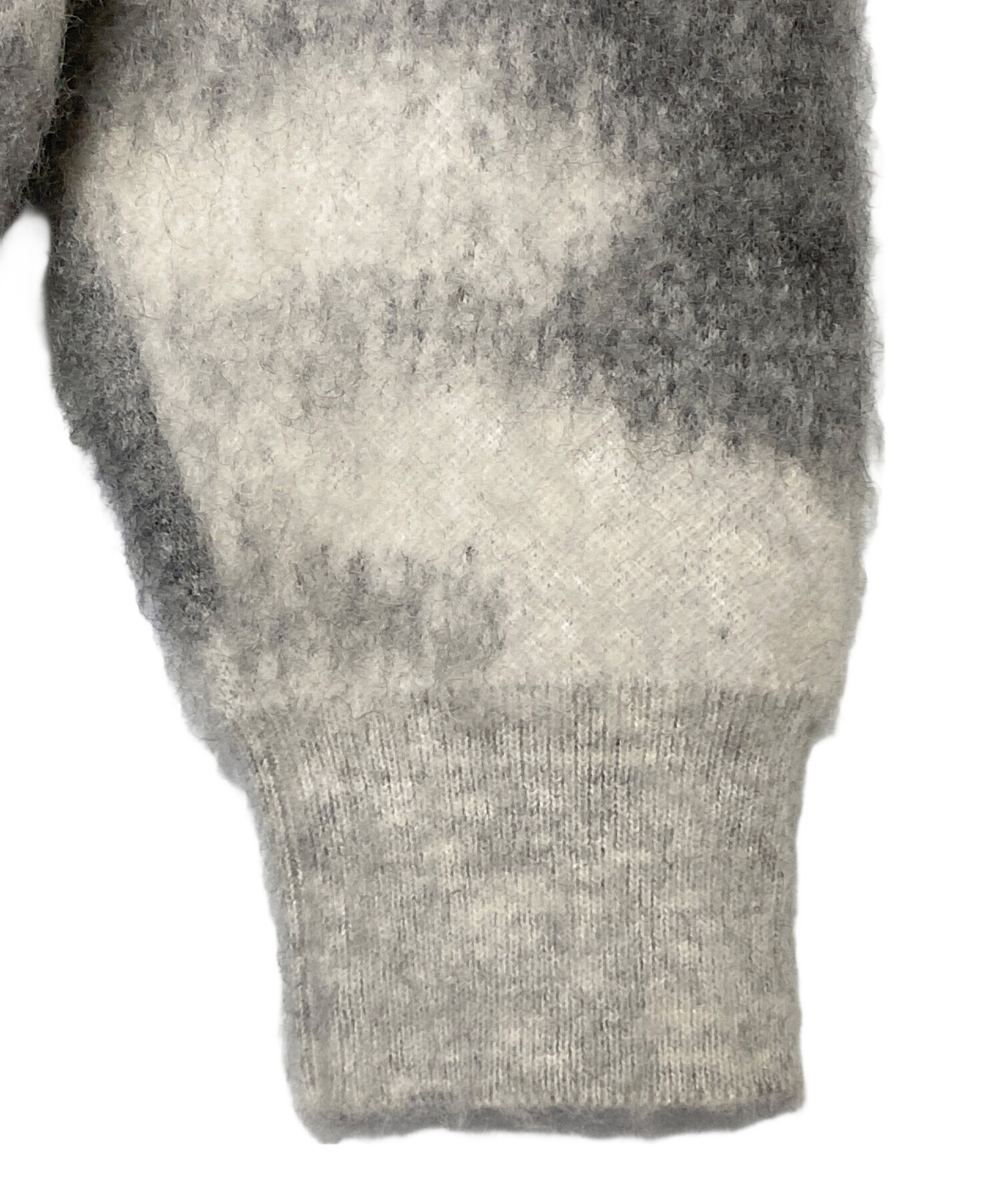 中古・古着通販】GIVENCHY (ジバンシィ) モヘア混ニット ライトグレー