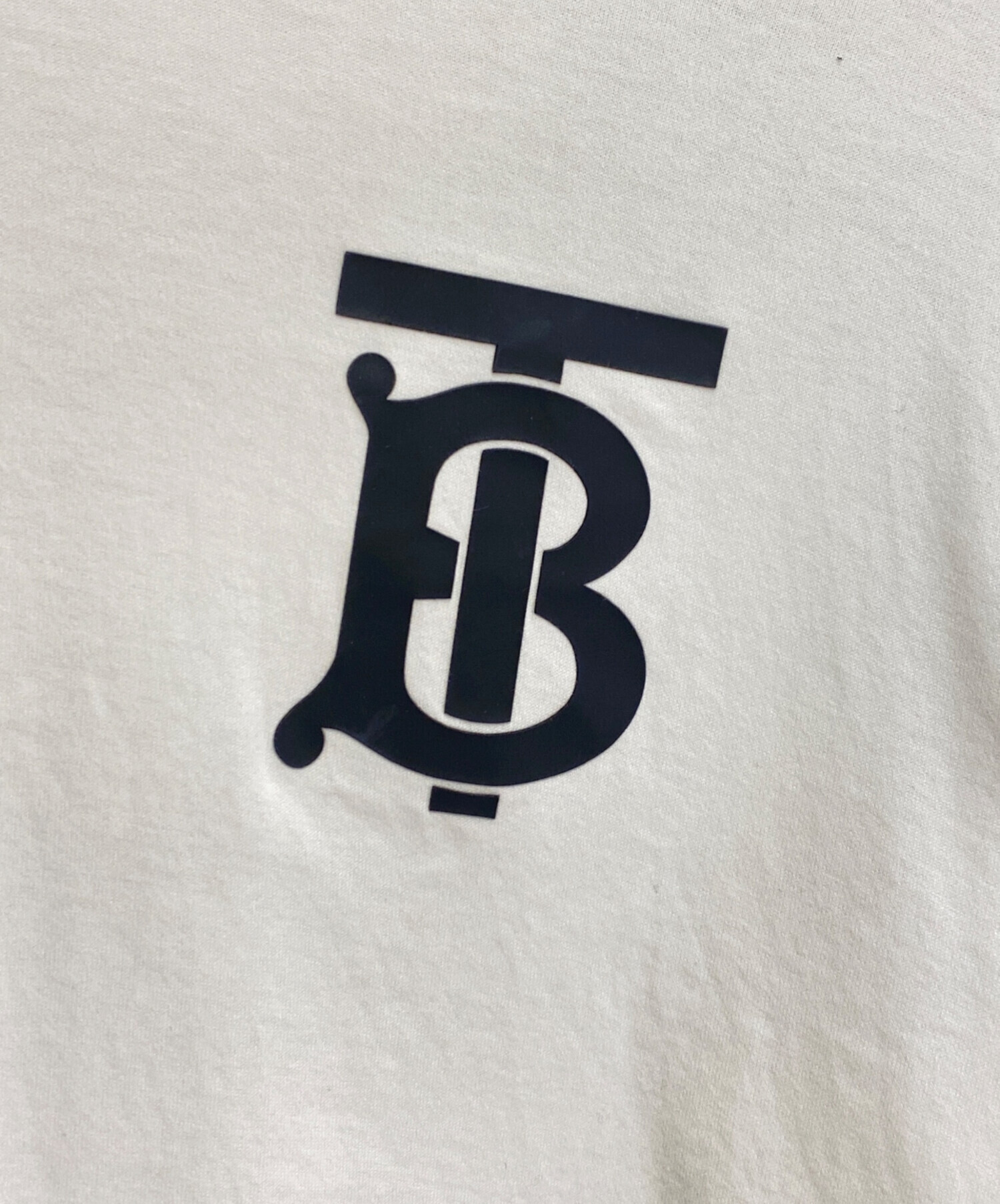 中古・古着通販】BURBERRY (バーバリー) TBロゴ長袖Tシャツ ホワイト