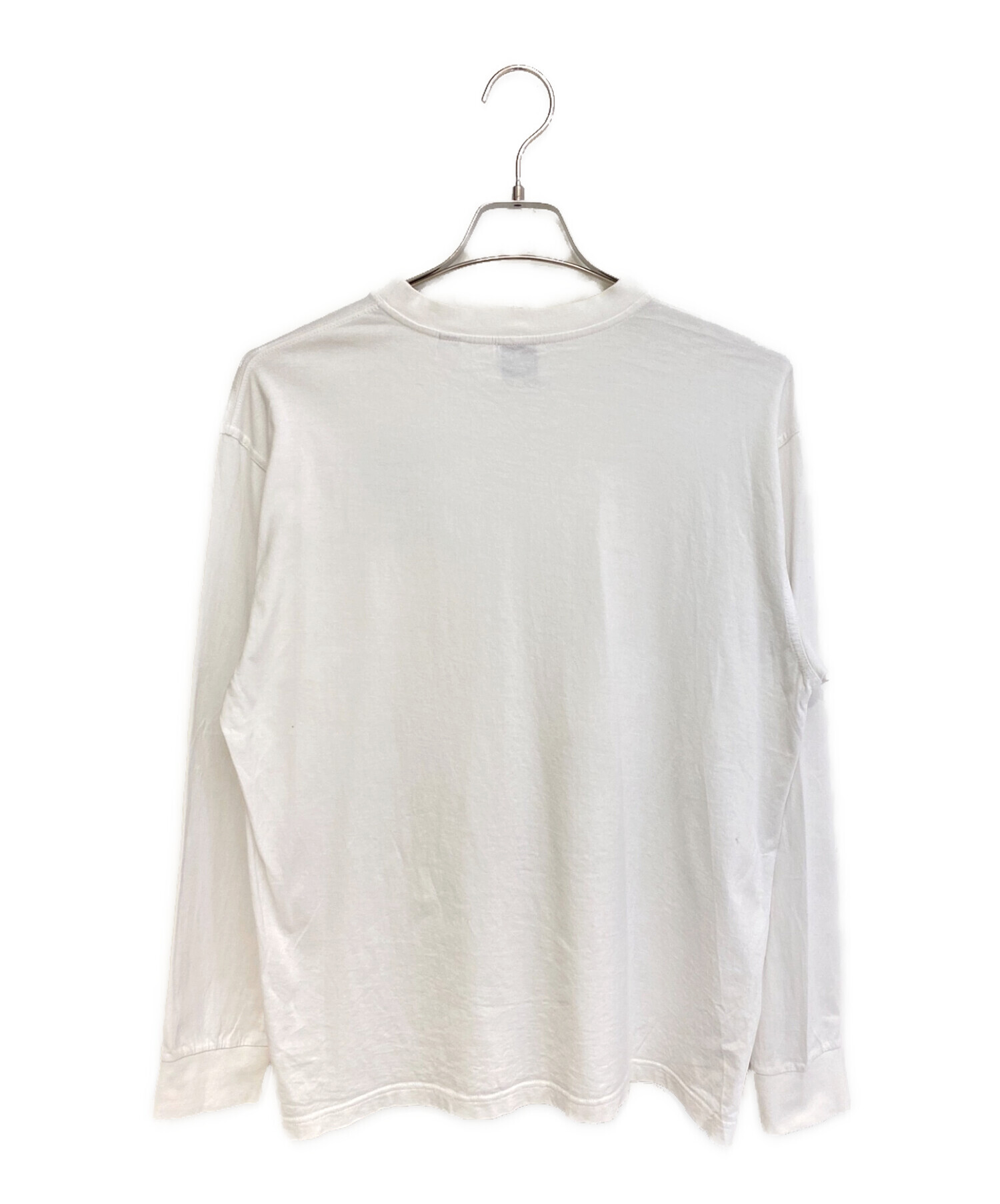 中古・古着通販】BURBERRY (バーバリー) TBロゴ長袖Tシャツ ホワイト