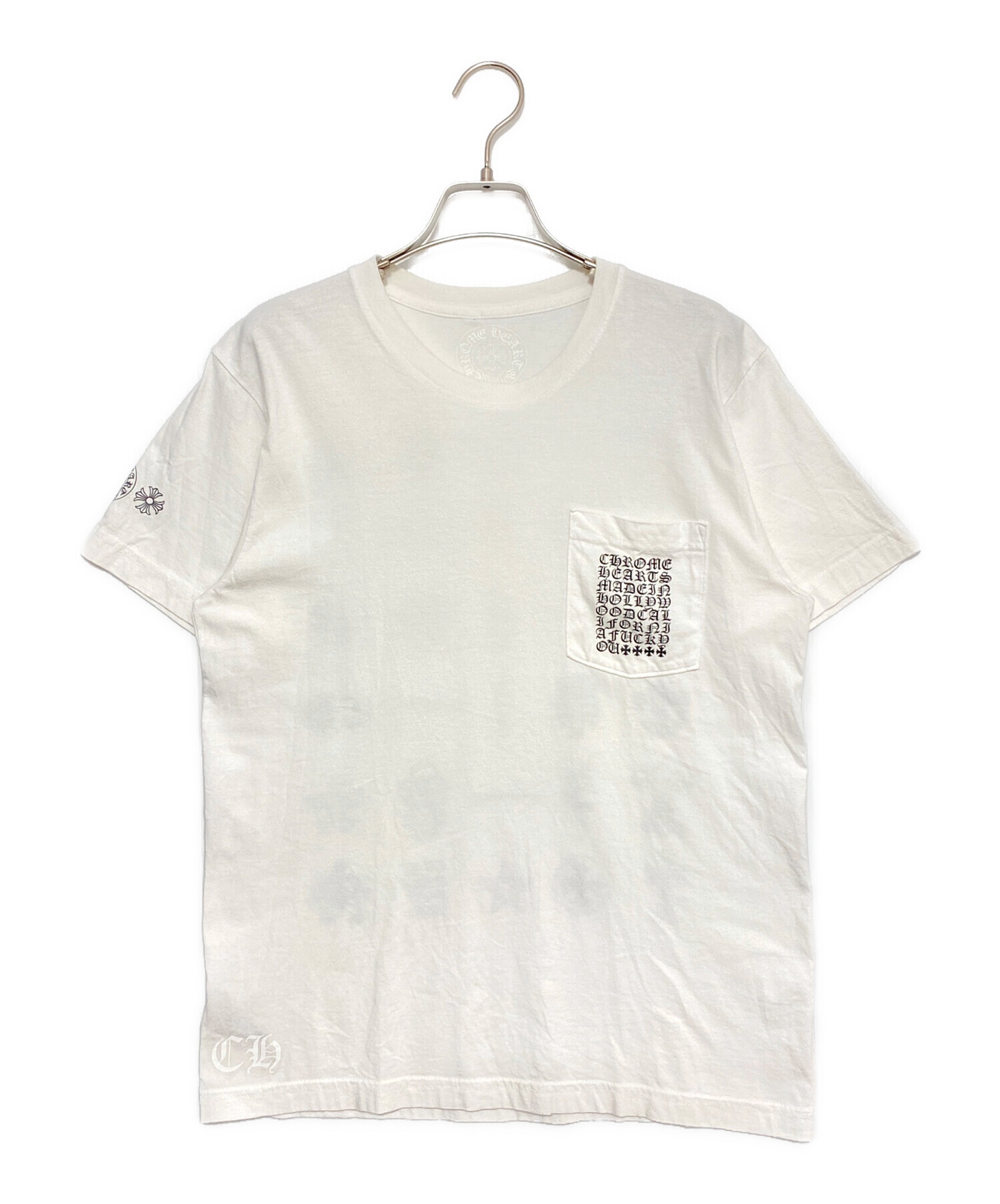 CHROME HEARTS ポケットTシャツ ホワイト CHROME HEARTS クロムハーツ