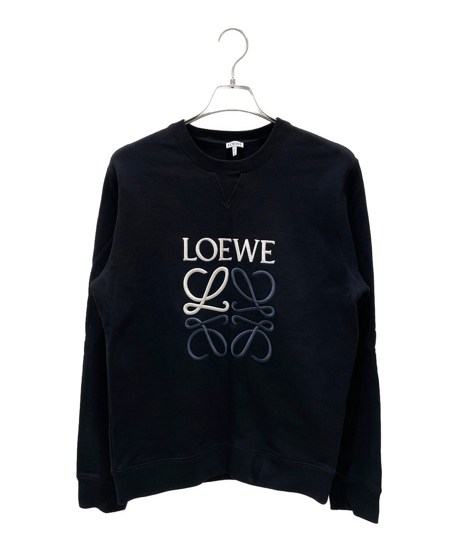 即日発送　LOEWE ブラック クルーネック トレーナー M 即日発送 LOEWE ブラック クルーネック トレーナー M LOEWE