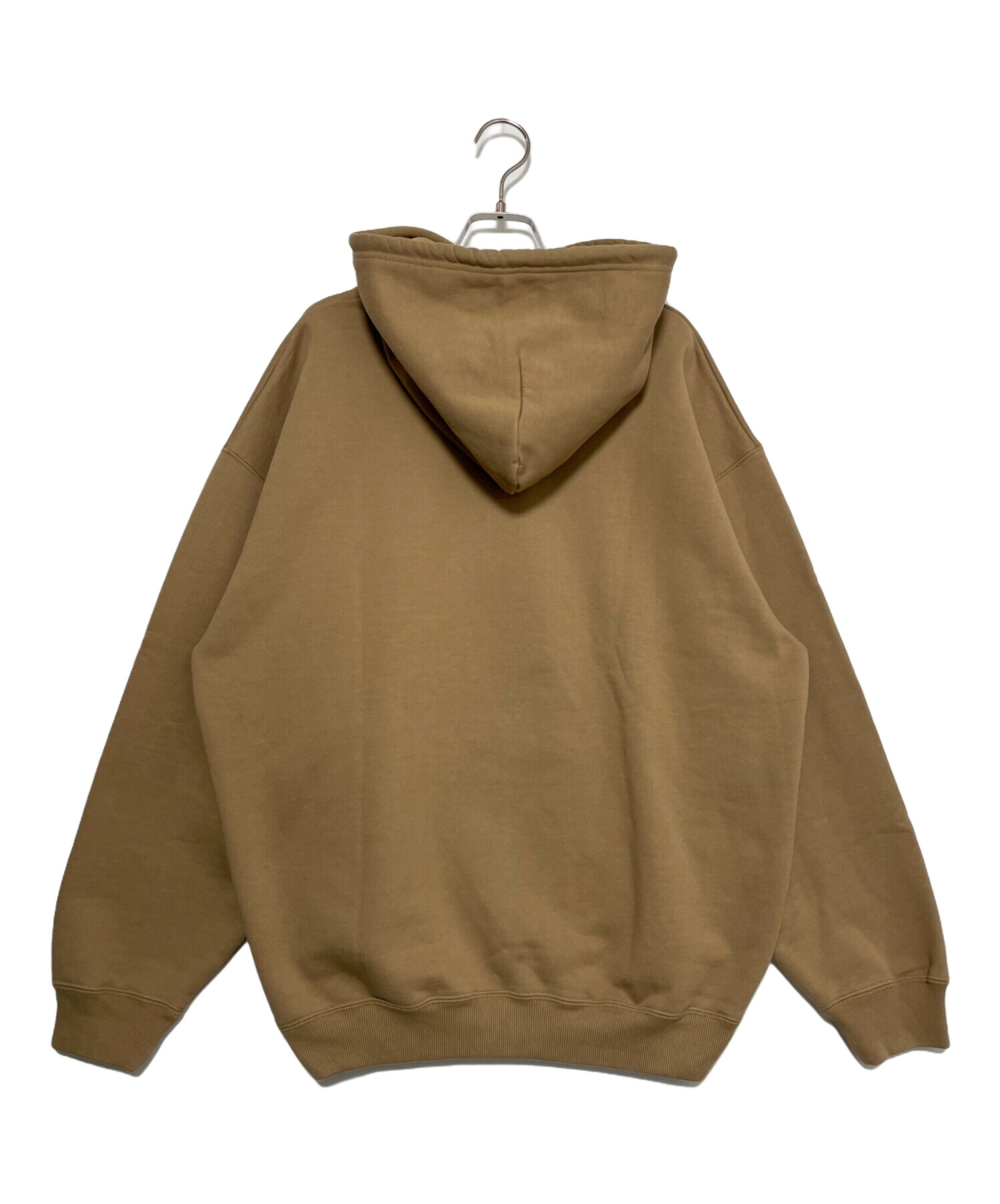 新品同様 BALENCIAGAバレンシアガ ブラウン パーカー 中古・古着通販】BALENCIAGA (バレンシアガ) フロントロゴパーカー