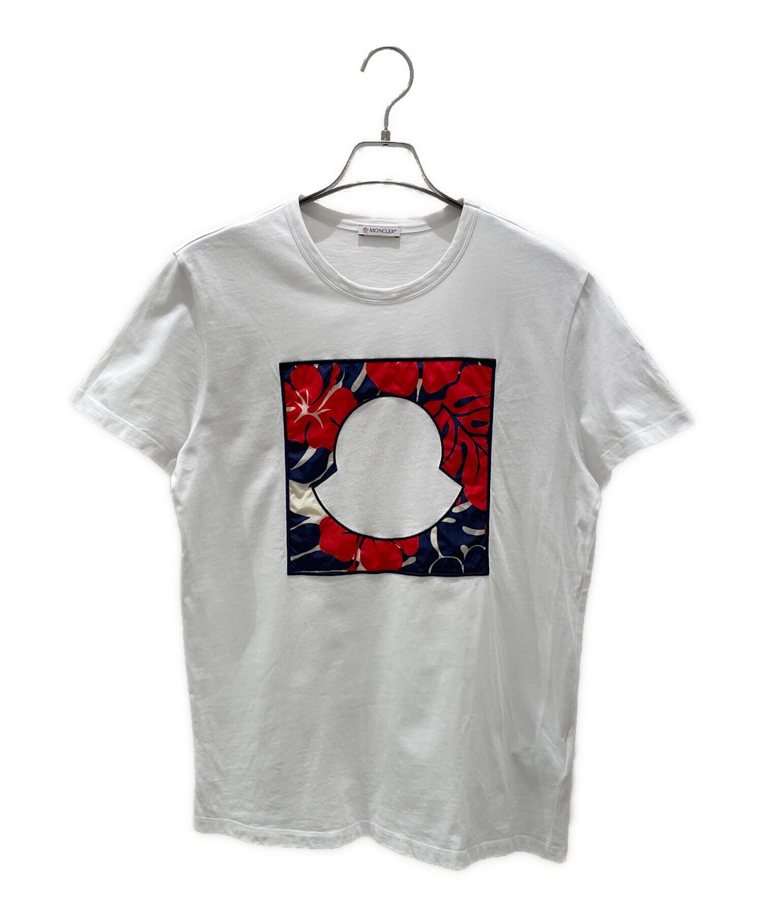 中古・古着通販】MONCLER (モンクレール) MAGLIA t-shirt/ロゴTシャツ 