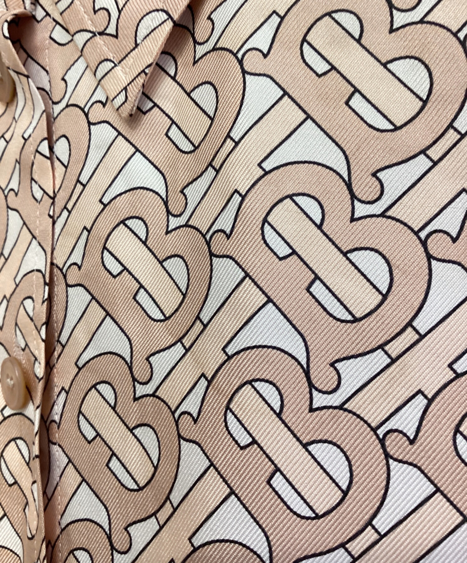 中古・古着通販】BURBERRY (バーバリー) TBモノグラムシルクシャツ