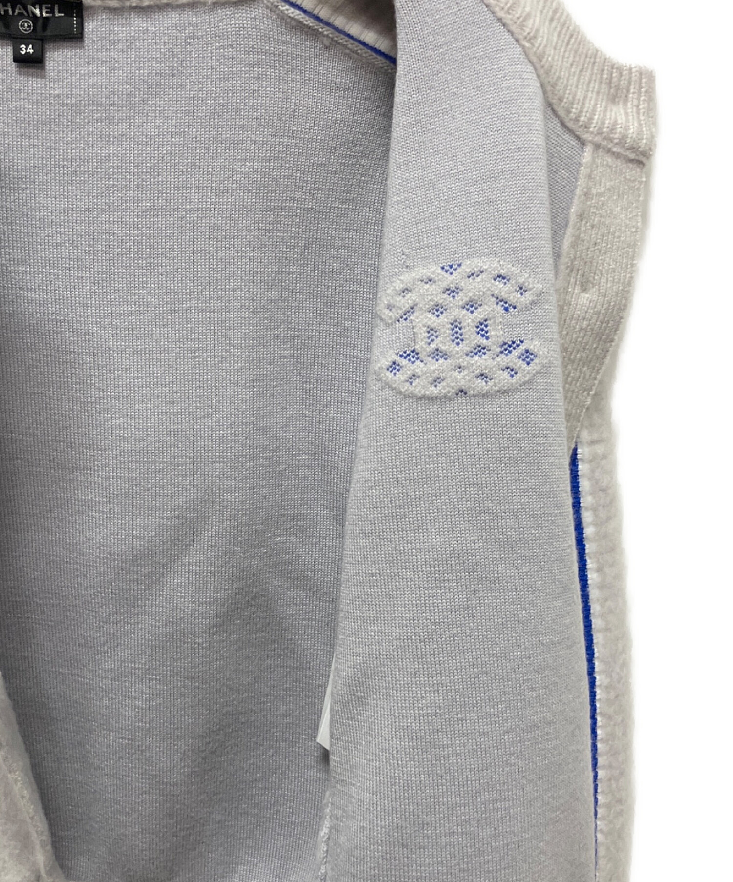 中古・古着通販】CHANEL (シャネル) P70 ココボタン ウール カシミヤ