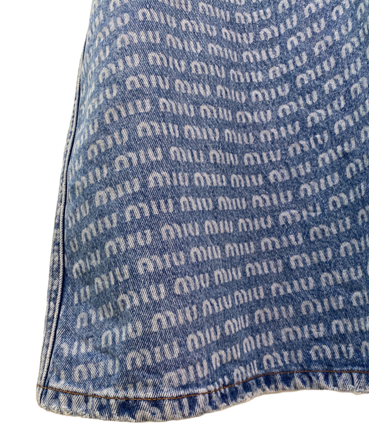 中古・古着通販】MIU MIU (ミュウミュウ) ロゴデニムドレス サイズ:38