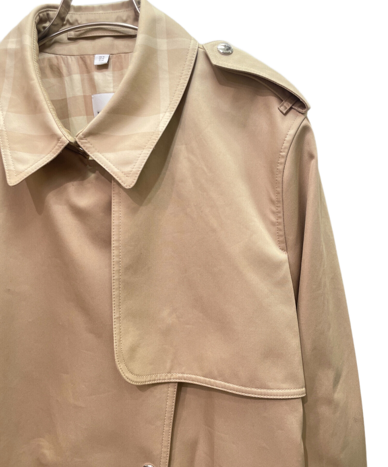 【新品未使用】BURBERRY トレンチコート ベージュ 46 ※タグ付き BURBERRY バーバリー トレンチコート THE SHORT ISLINGTON
