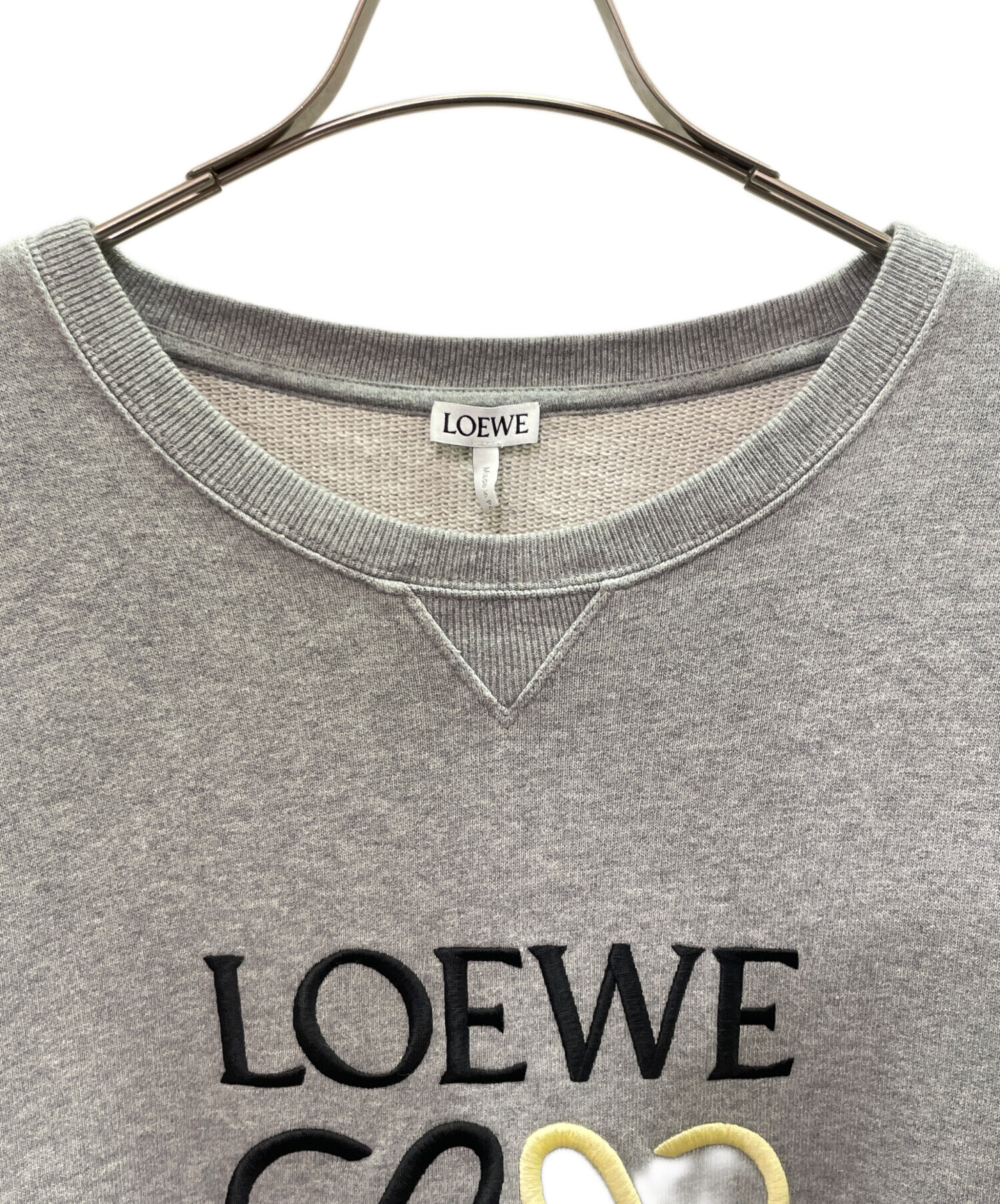 中古・古着通販】LOEWE (ロエベ) アナグラム ロゴ スウェット グレー
