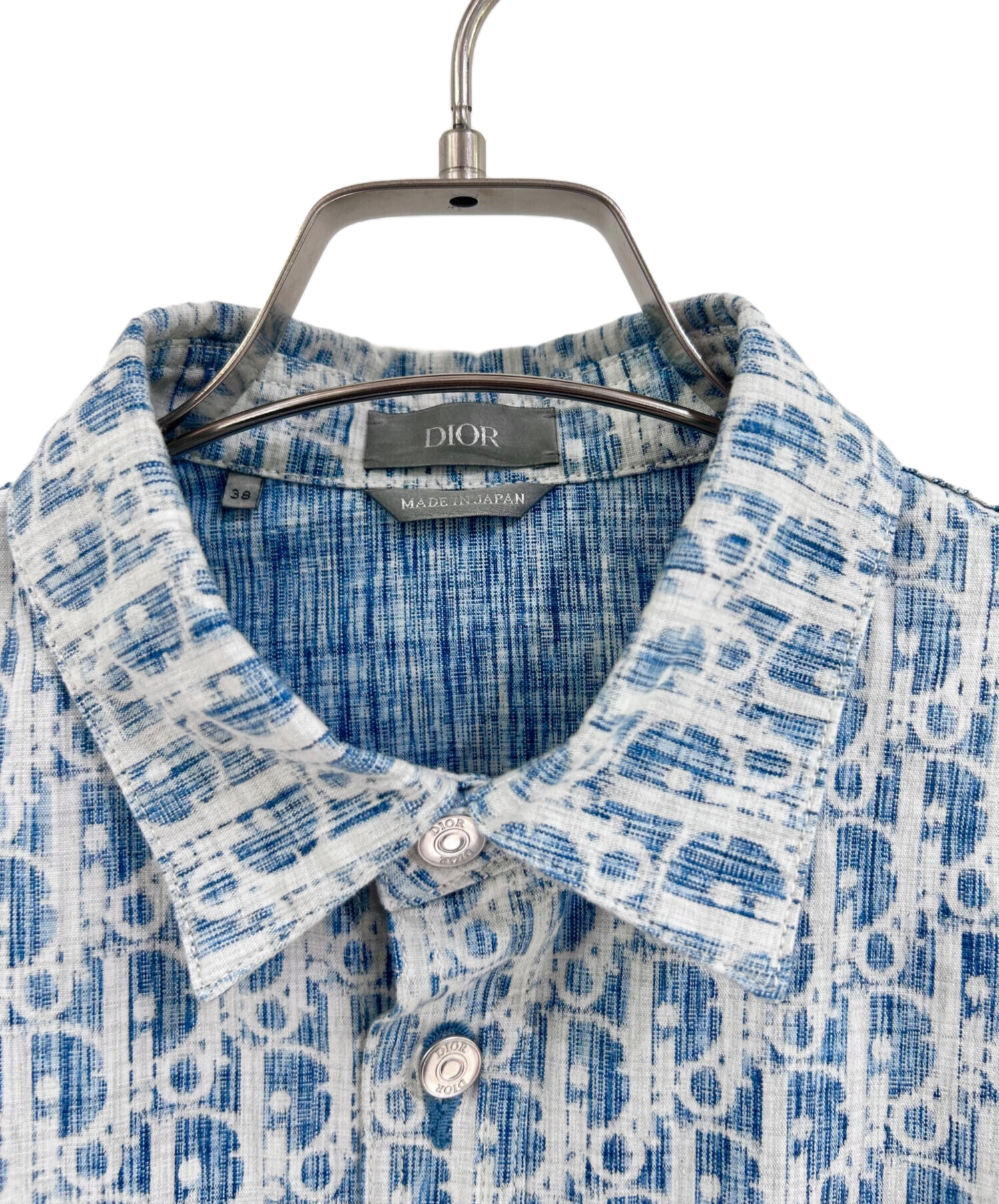 中古・古着通販】Dior (ディオール) オブリークデニムシャツ スカイ 