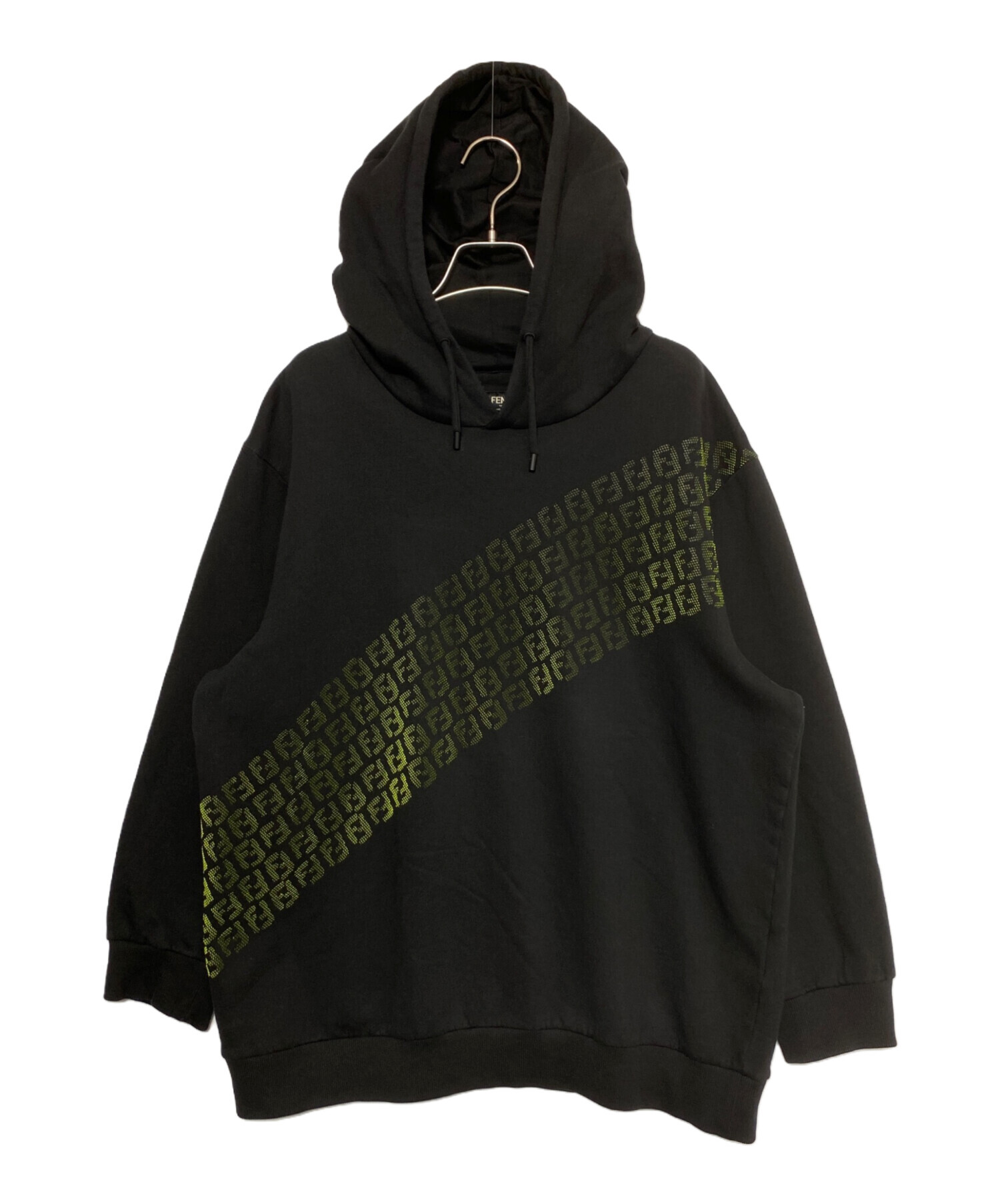 中古・古着通販】FENDI (フェンディ) ロゴパーカー ブラック サイズ 