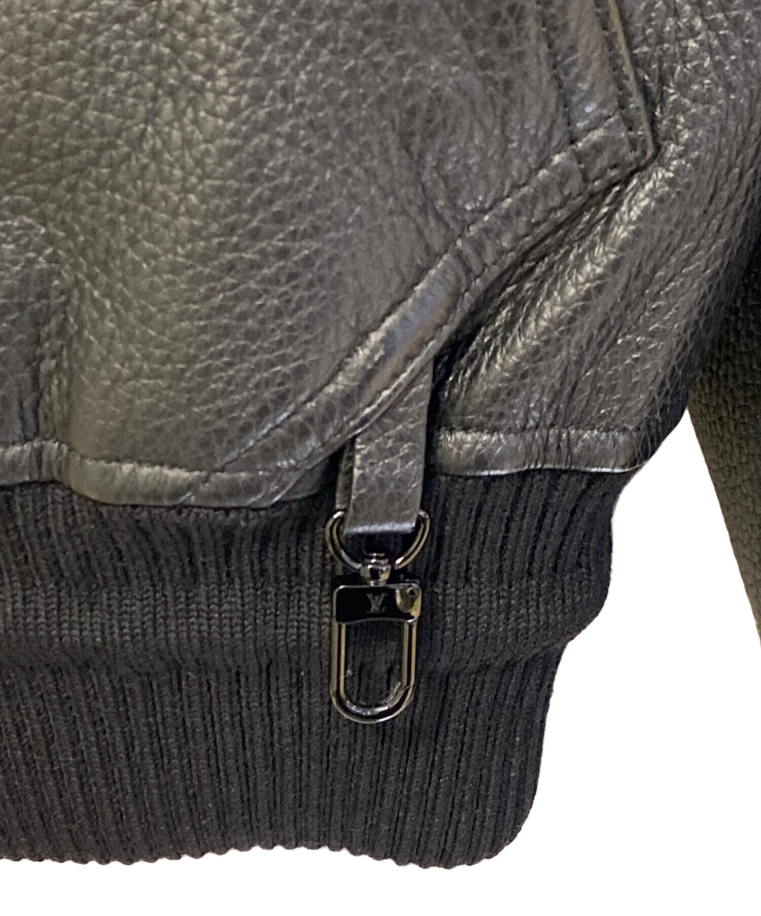 中古・古着通販】LOUIS VUITTON (ルイ ヴィトン) レザーアビエイター 