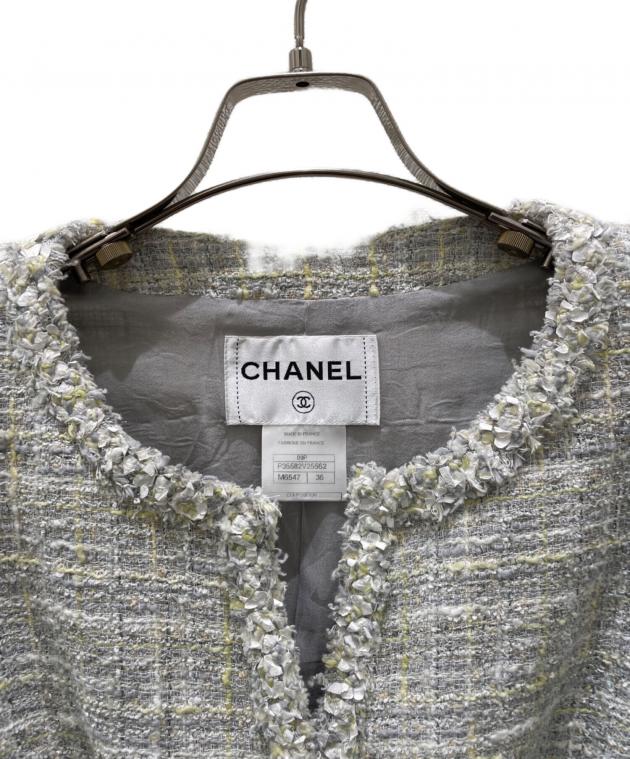 中古・古着通販】CHANEL (シャネル) ココボタンツイードジャケット
