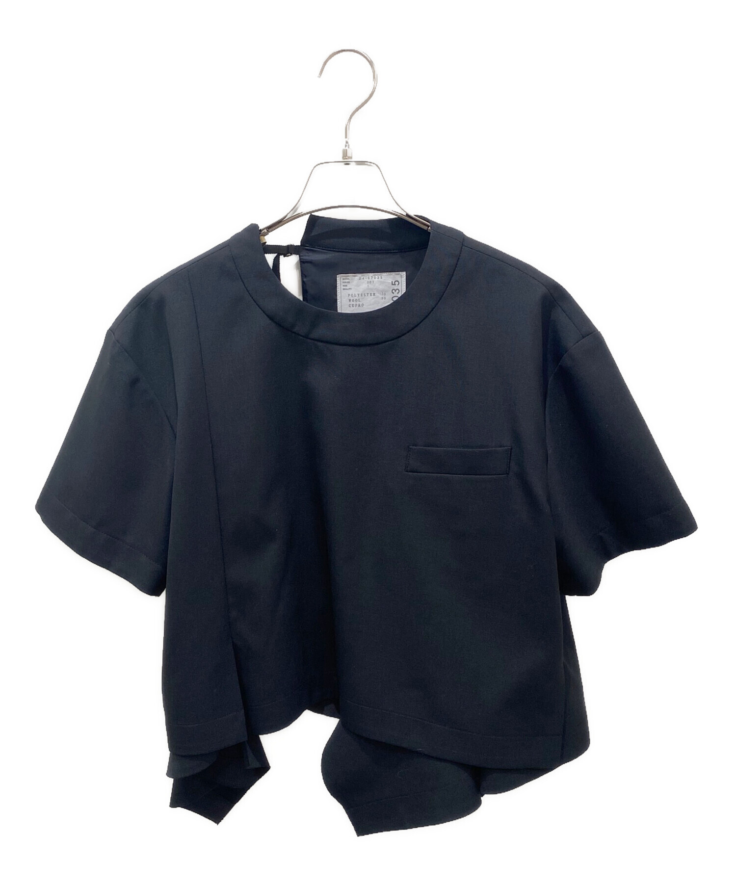 中古・古着通販】sacai (サカイ) スーチングプルオーバーブラウス 