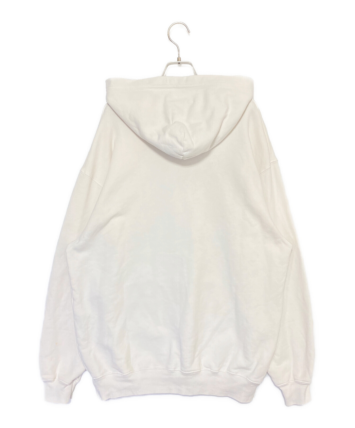 中古・古着通販】BALENCIAGA (バレンシアガ) ロゴパーカー ホワイト 