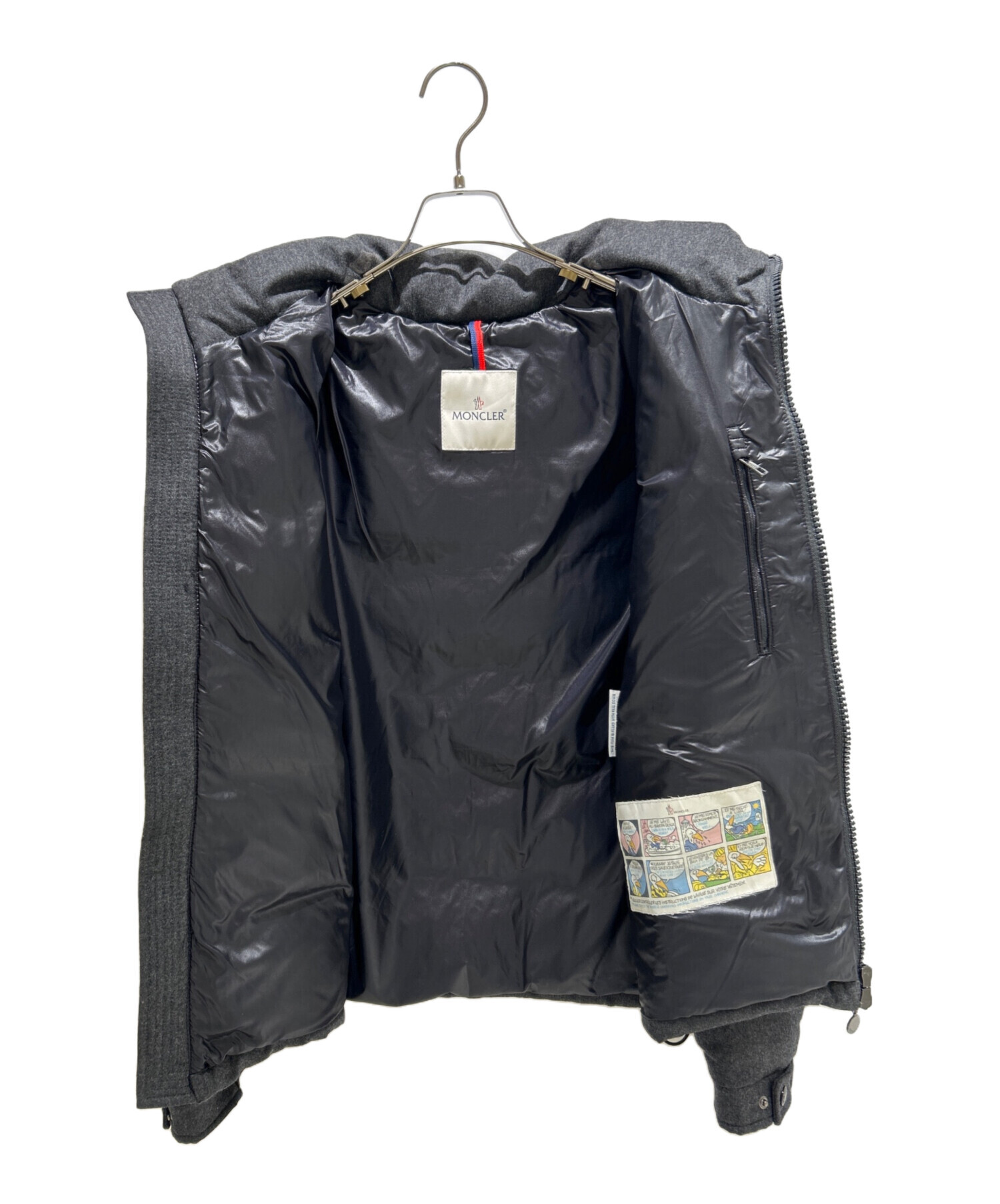 モンクレール モンジュネーブル ダウンジャケット グレー 2 MONCLER 