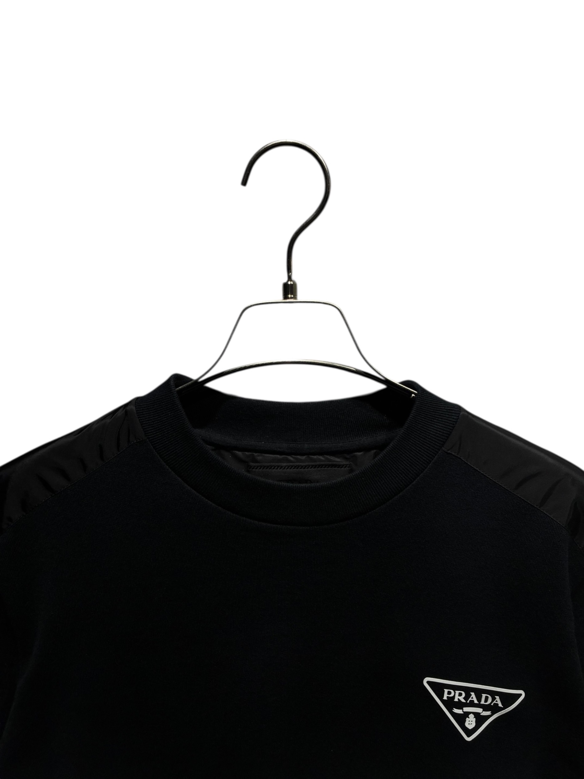 中古・古着通販】PRADA (プラダ) ロゴスウェット ブラック サイズ:S