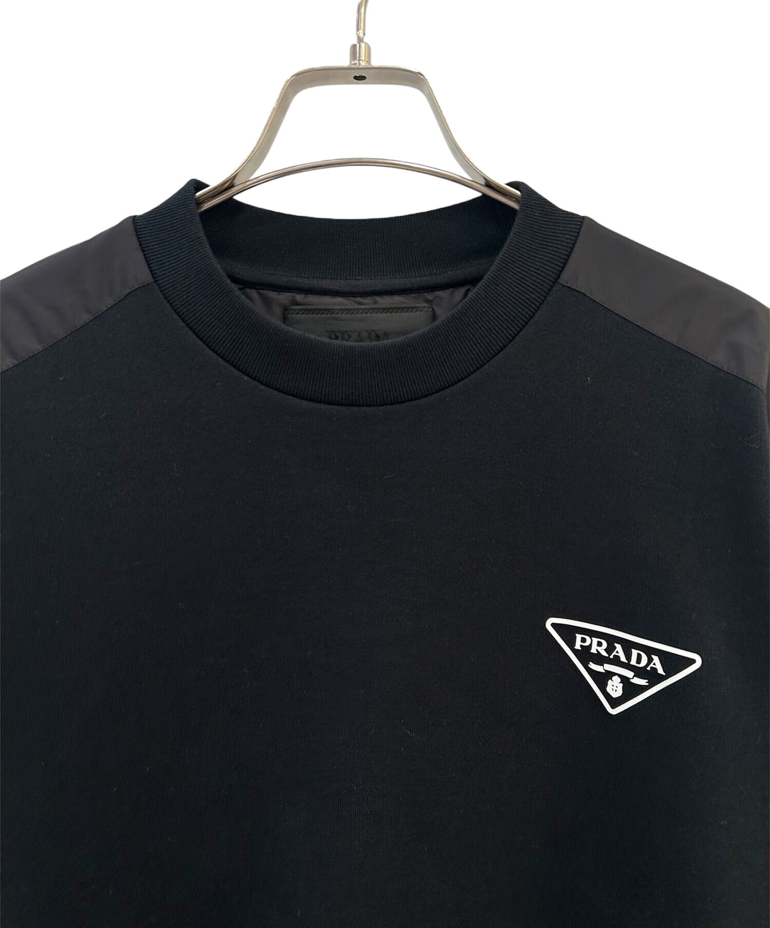 中古・古着通販】PRADA (プラダ) ロゴスウェット ブラック サイズ:S