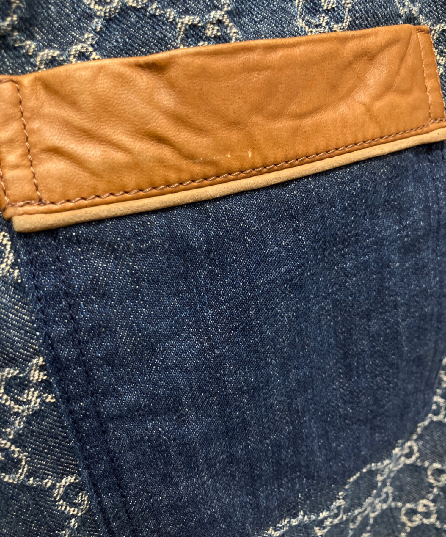 中古・古着通販】GUCCI (グッチ) GGジャガードデニムショートパンツ