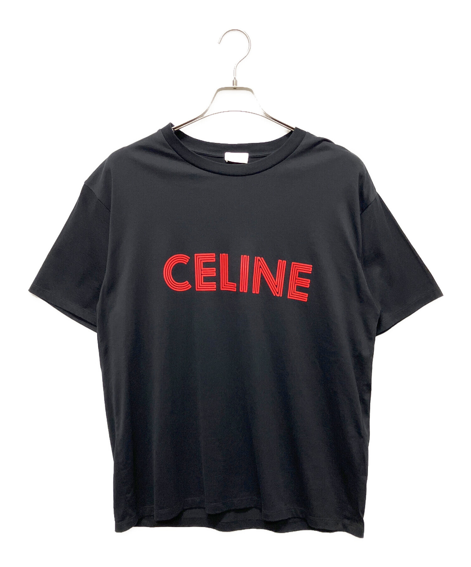 中古・古着通販】CELINE (セリーヌ) ルーズプリントTシャツ/ロゴ 