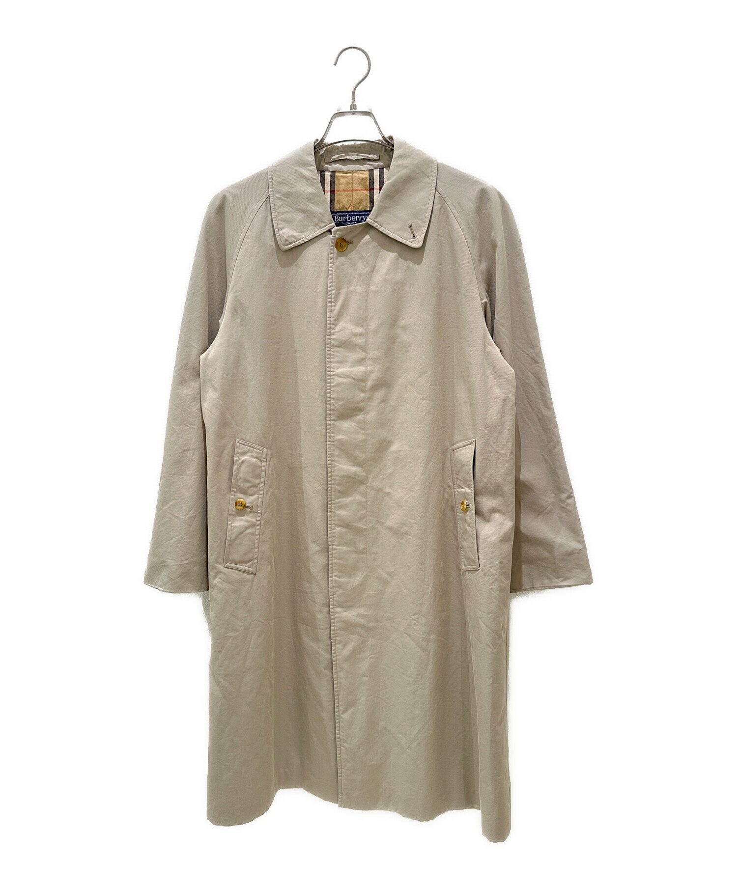 Burberrys' ステンカラーコート ベージュ メンズ 46 ヴィンテージ 中古・古着通販】Burberry's (バーバリーズ) ステンカラーコート