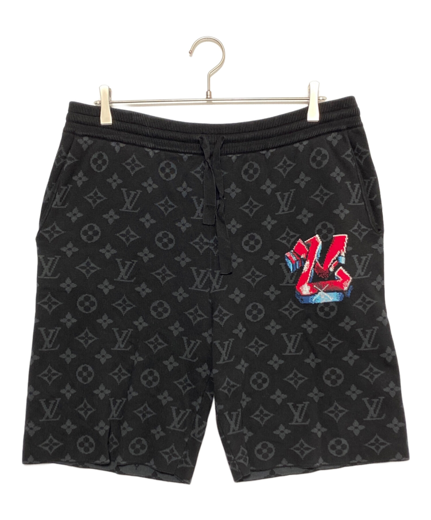 【美品】ルイヴィトン 22AW モノグラム グラデーション ハーフパンツ XL ルイヴィトン ハーフパンツ モノグラム