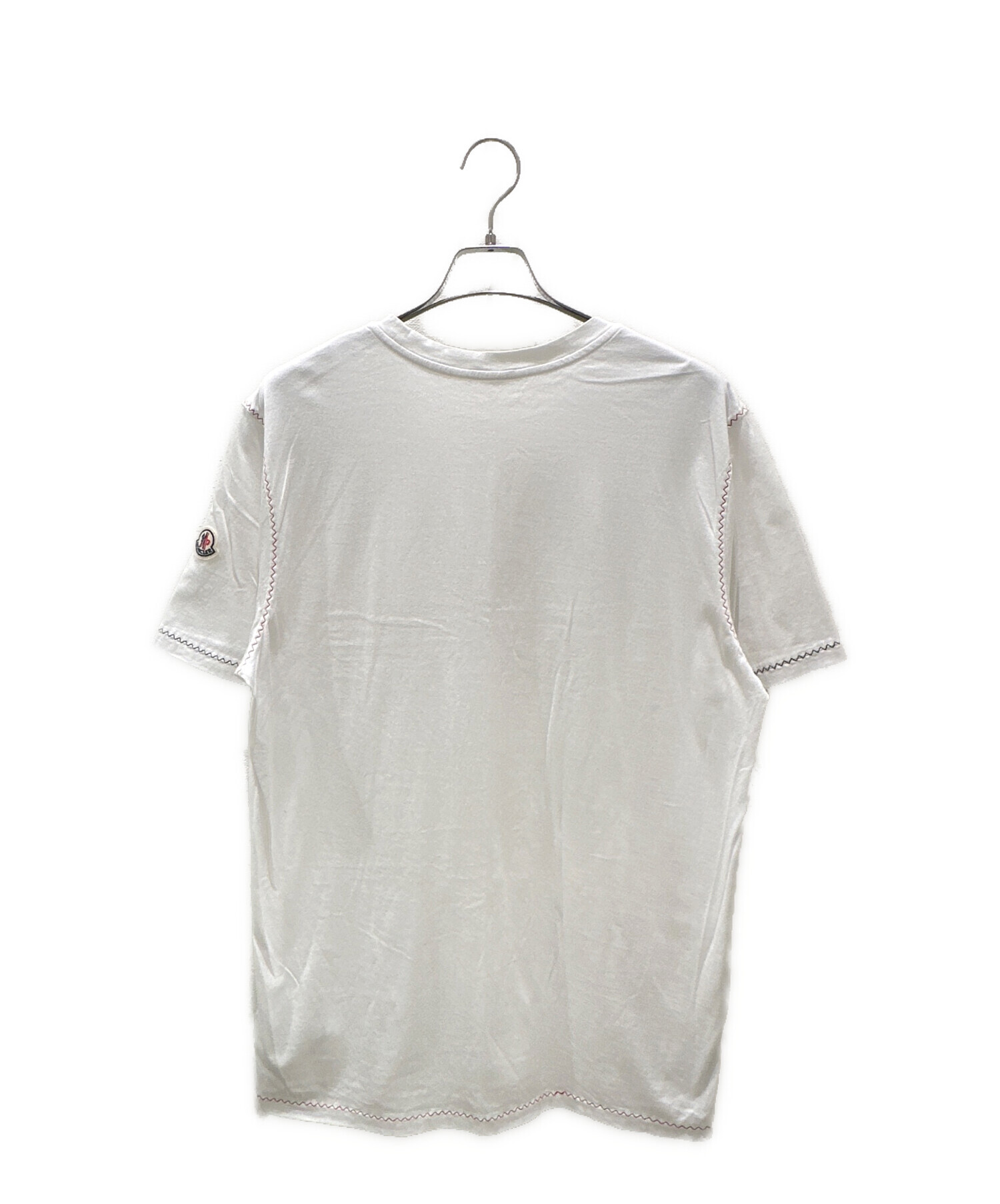 中古・古着通販】MONCLER (モンクレール) トリコロールステッチTシャツ