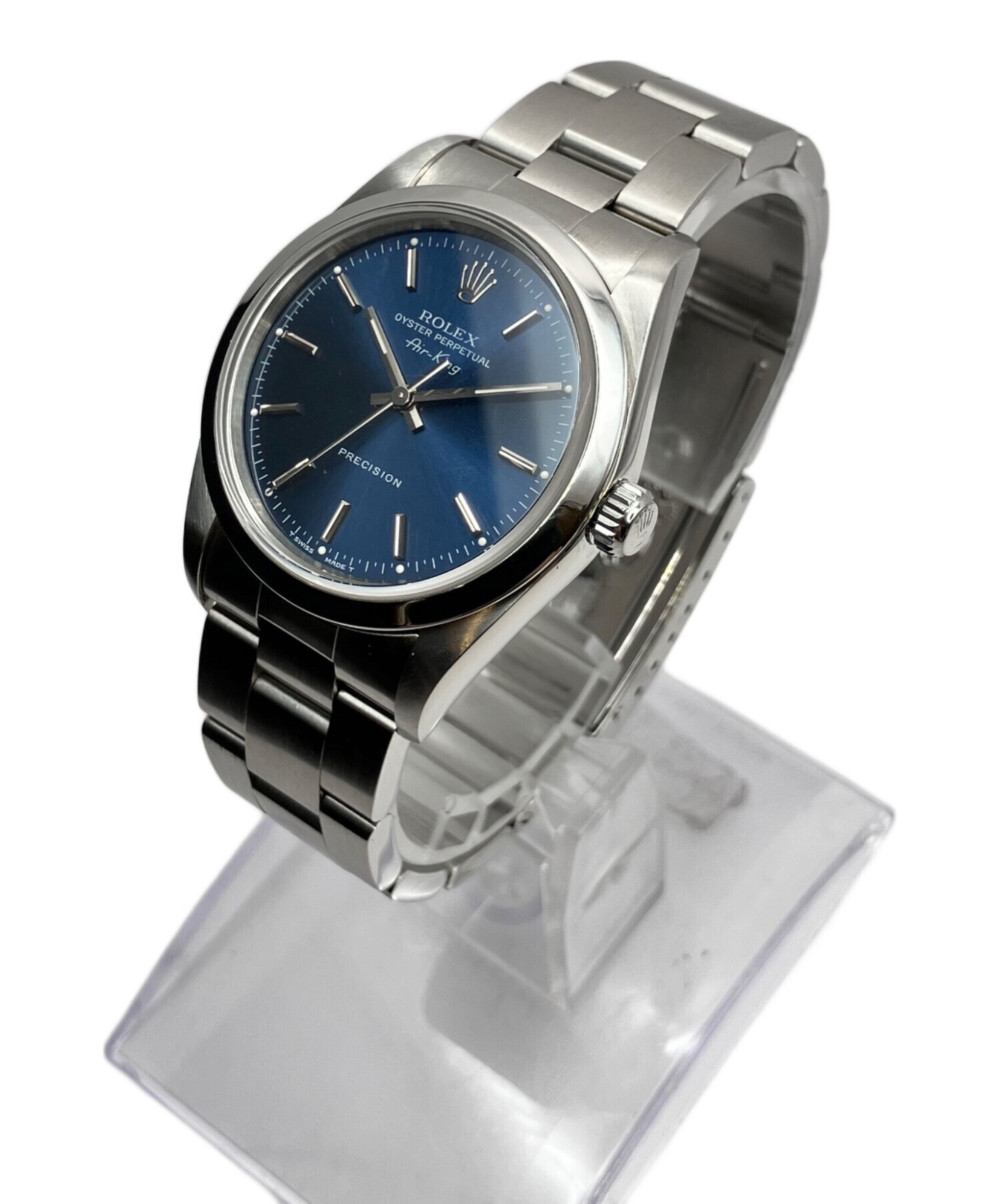 中古・古着通販】ROLEX (ロレックス) エアキング Ref.14000 青文字盤