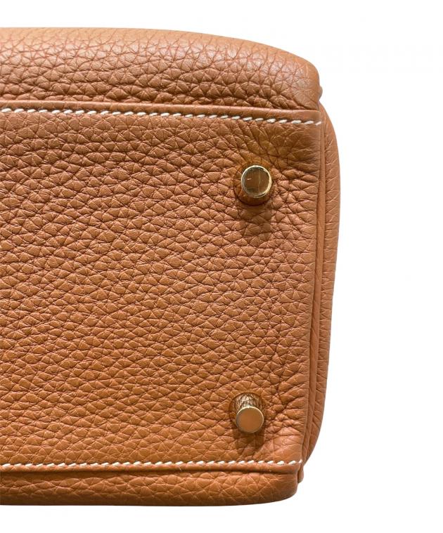 中古・古着通販】HERMES (エルメス) ケリー28 内縫い/トゴ/ ゴールド