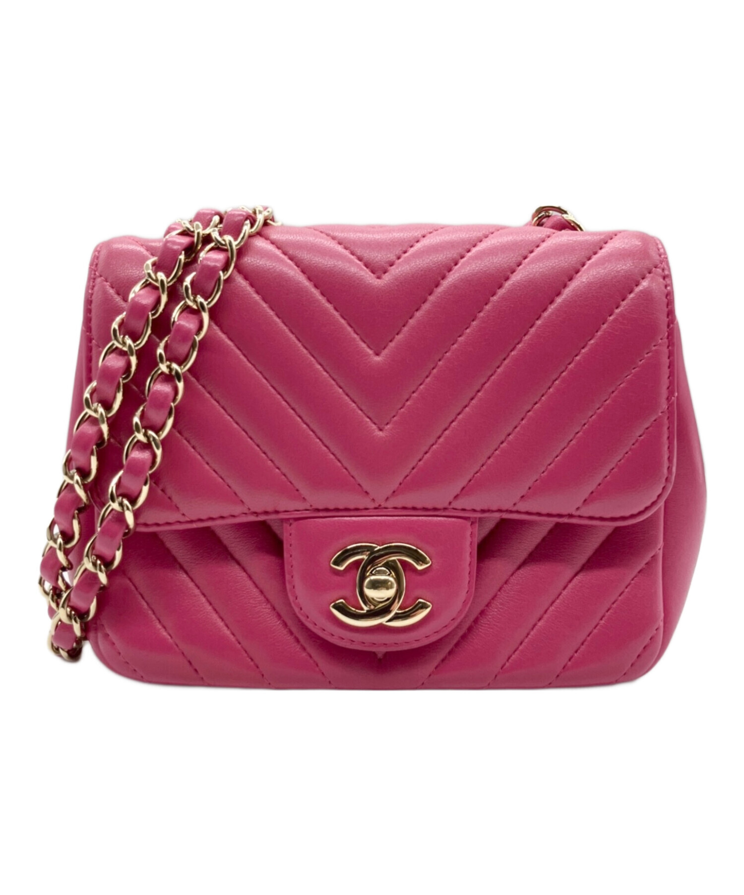 中古・古着通販】CHANEL (シャネル) シェブロン ミニマトラッセ