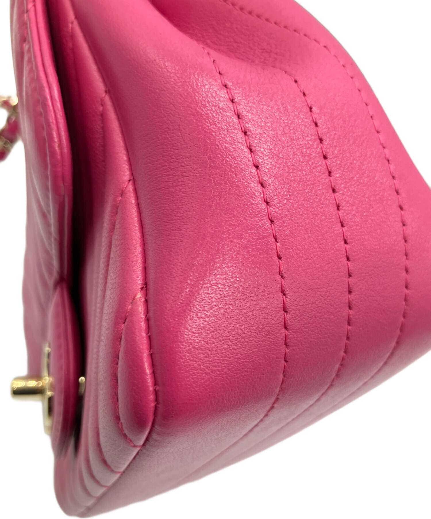 中古・古着通販】CHANEL (シャネル) シェブロン ミニマトラッセ