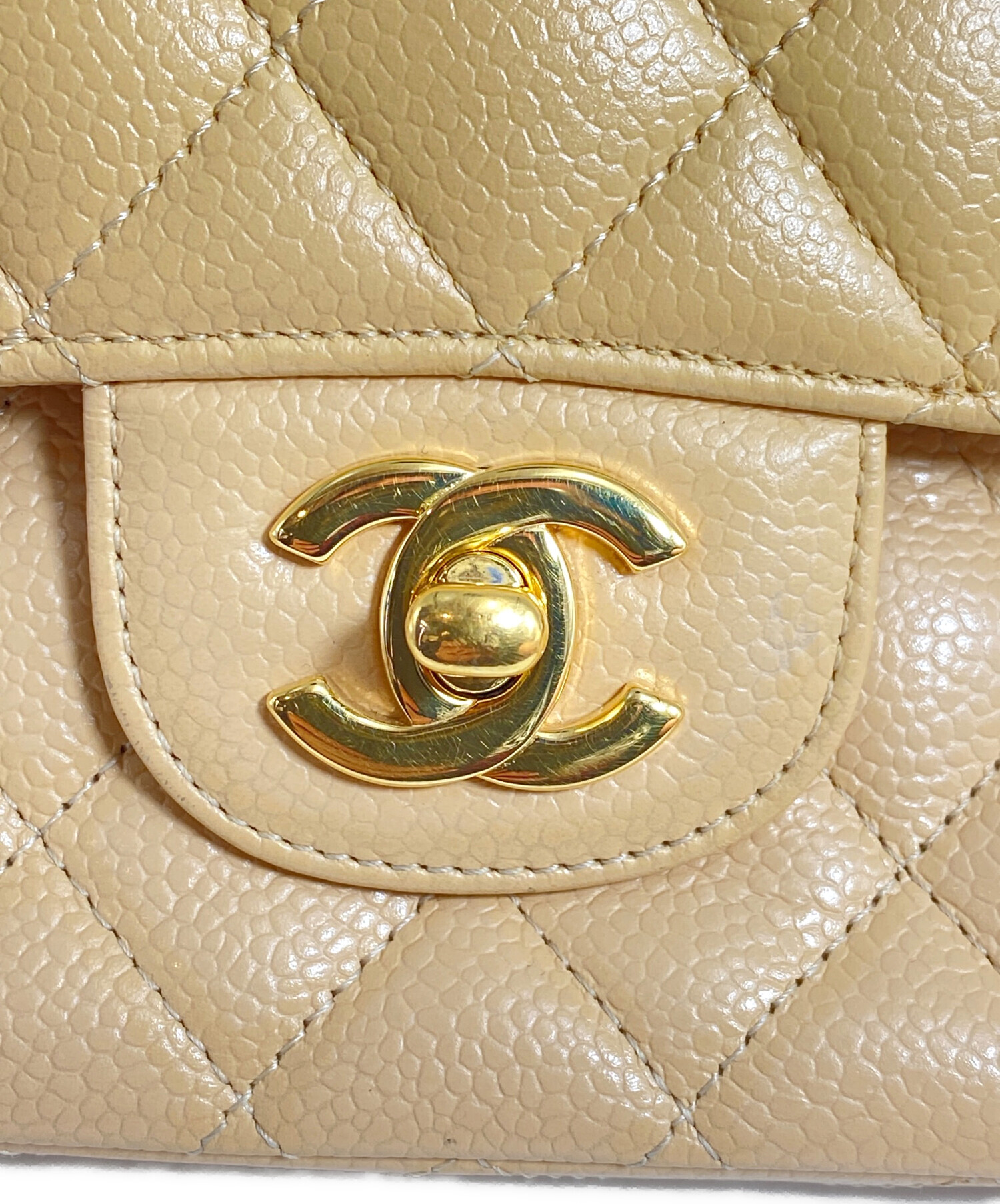 中古・古着通販】CHANEL (シャネル) Wフラップチェーンショルダー  