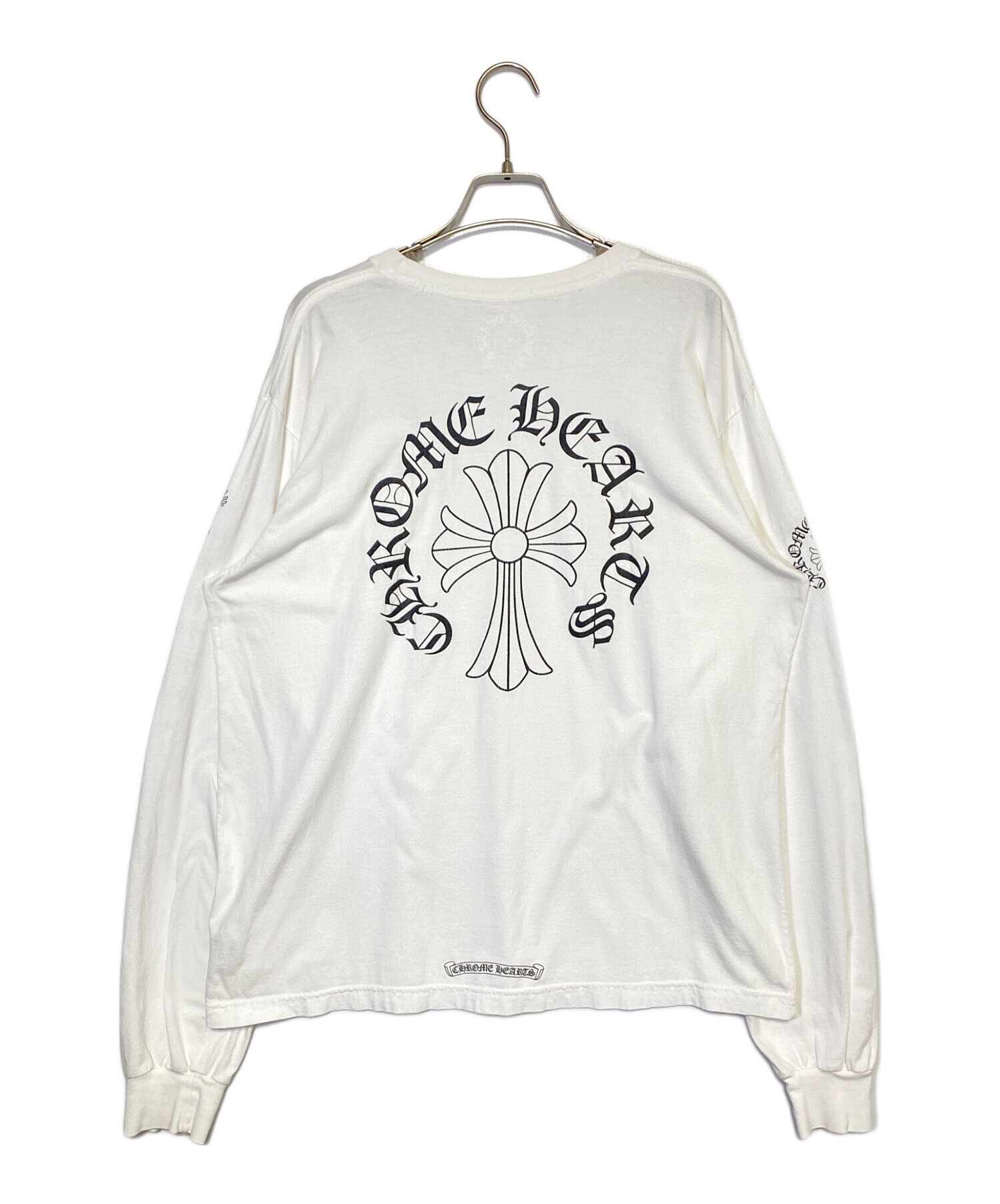 中古・古着通販】CHROME HEARTS (クロムハーツ) CHクロスロングTシャツ