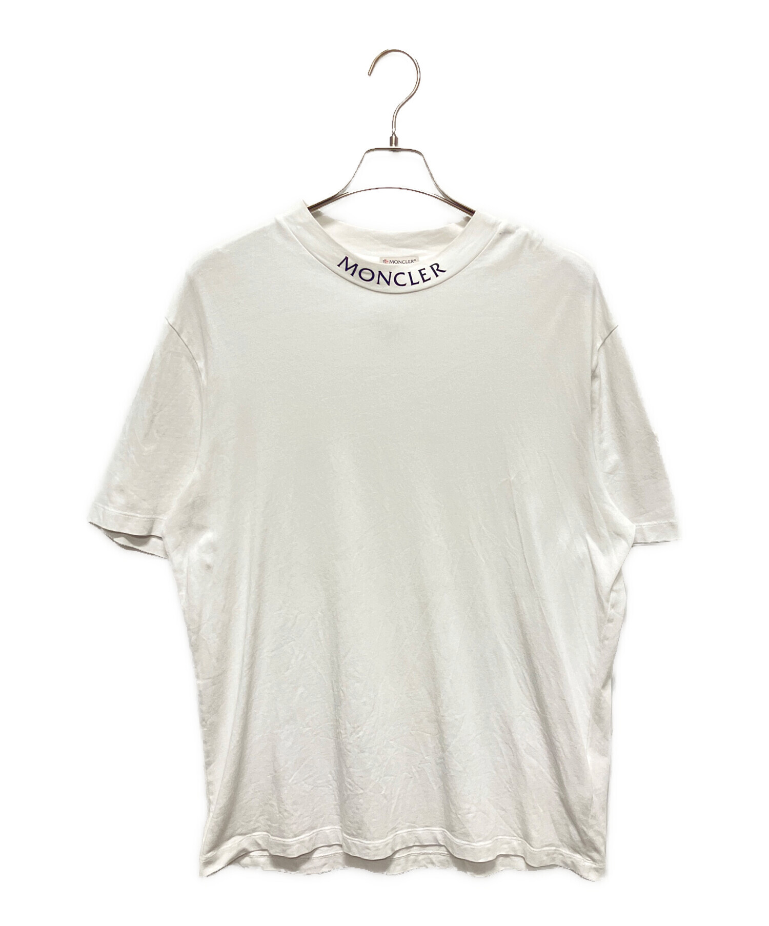 中古・古着通販】MONCLER (モンクレール) MAGLIA T-SHIRT ネックロゴ 