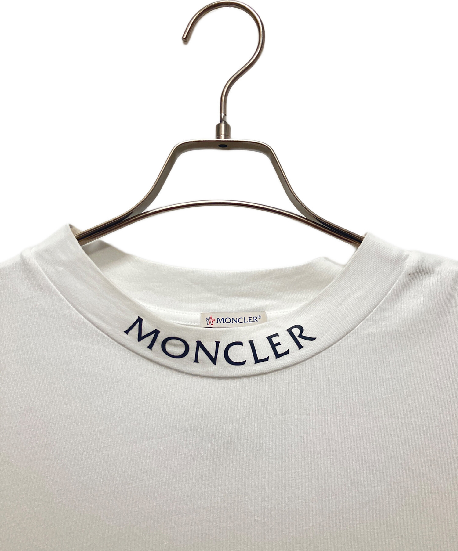 中古・古着通販】MONCLER (モンクレール) MAGLIA T-SHIRT ネックロゴ 