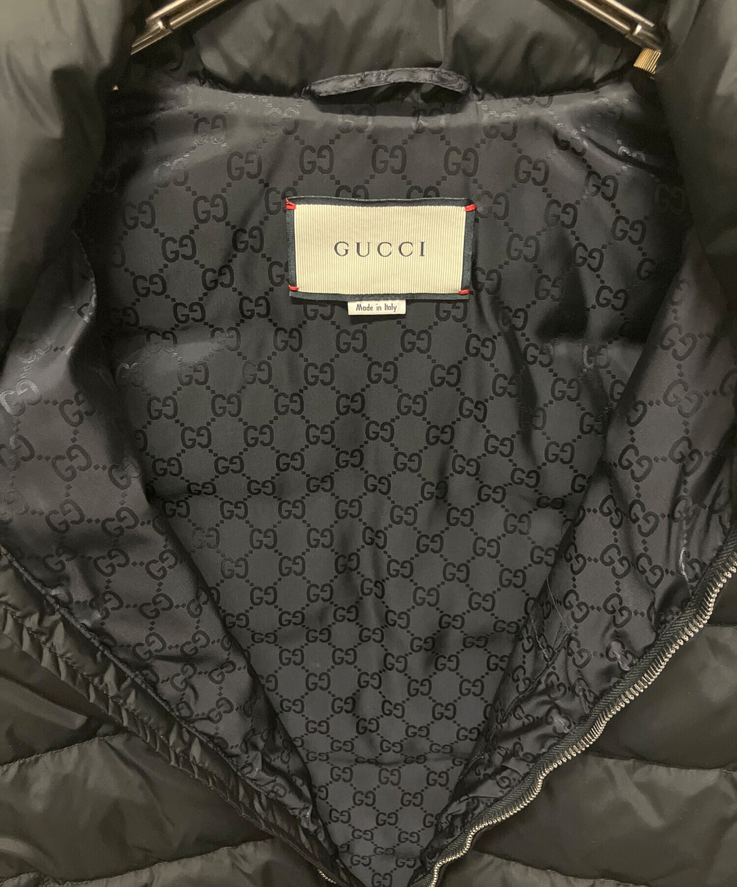 中古・古着通販】GUCCI (グッチ) ダウンベスト 439367 Z735A ブラック