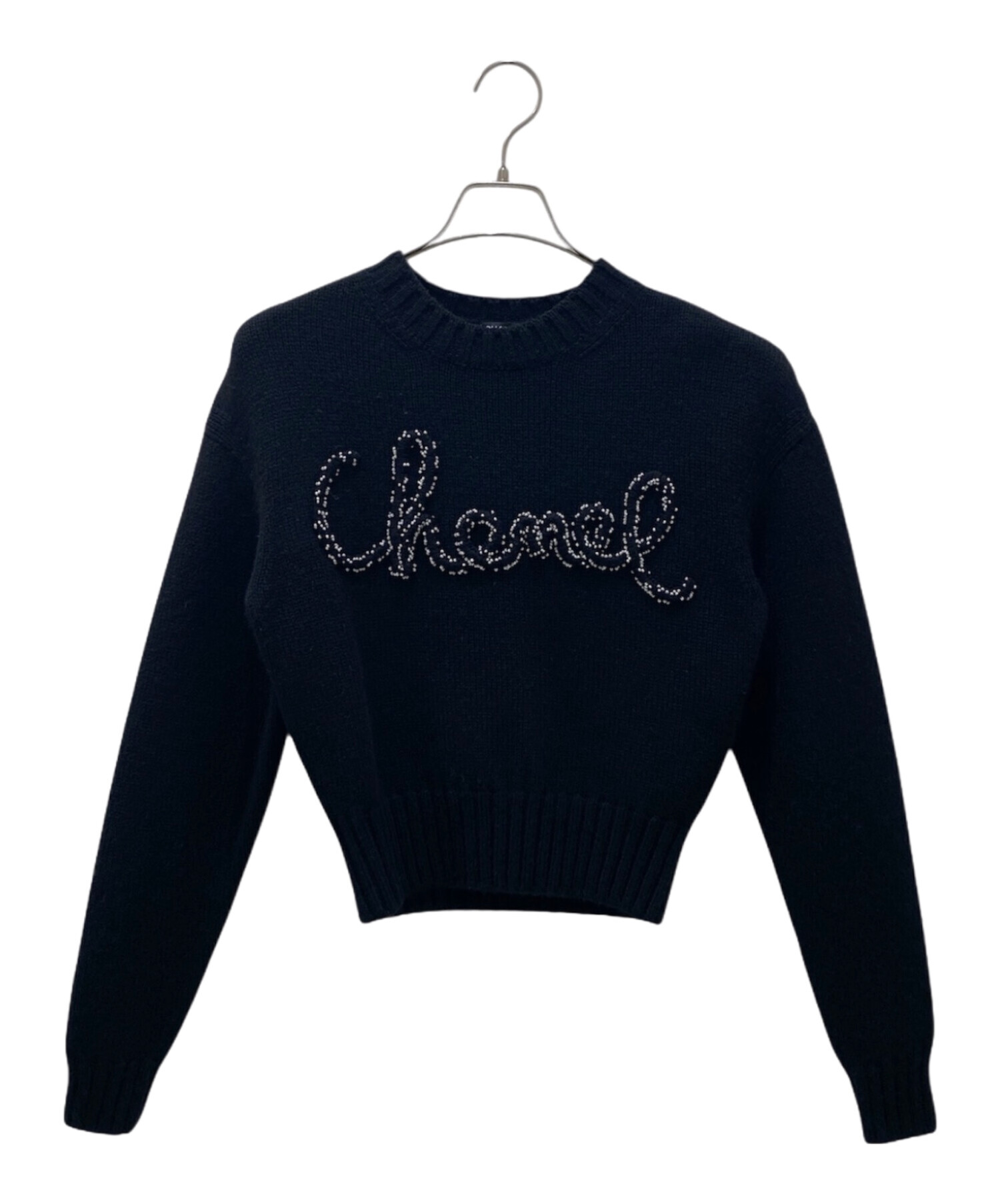 中古・古着通販】CHANEL (シャネル) P65 カシミヤ プルオーバー ロゴ