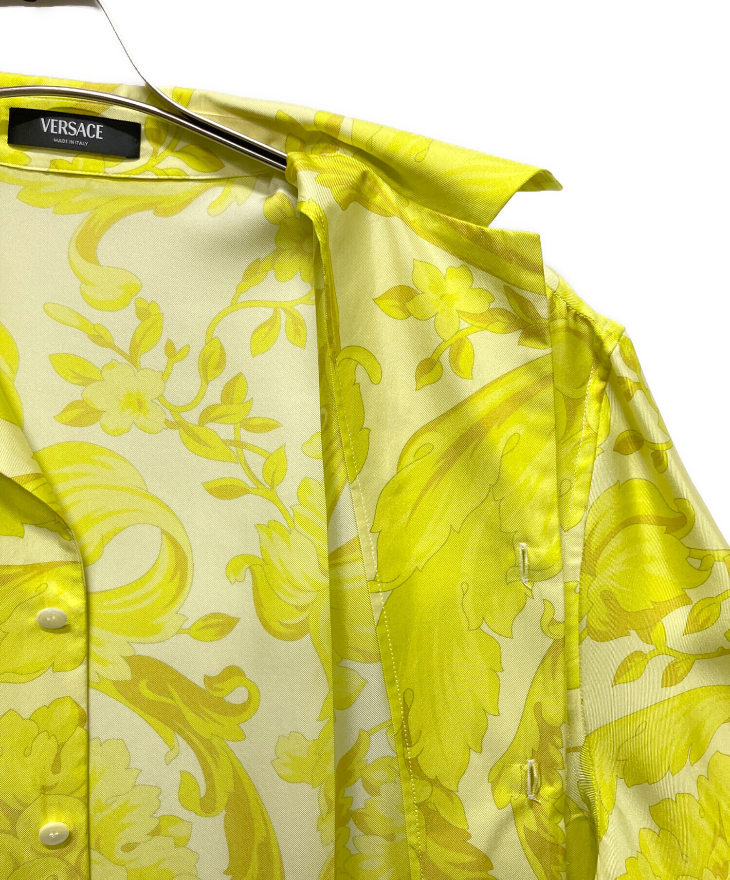 中古・古着通販】VERSACE (ヴェルサーチェ) リーフプリント半袖シャツ