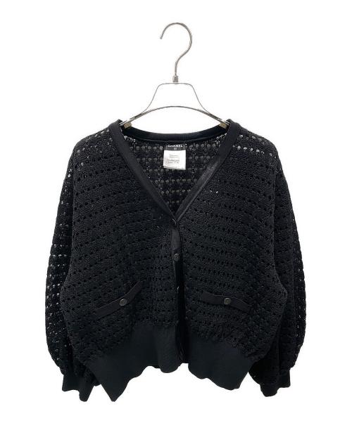中古・古着通販】CHANEL (シャネル) ココボタン透かし編みカーディガン