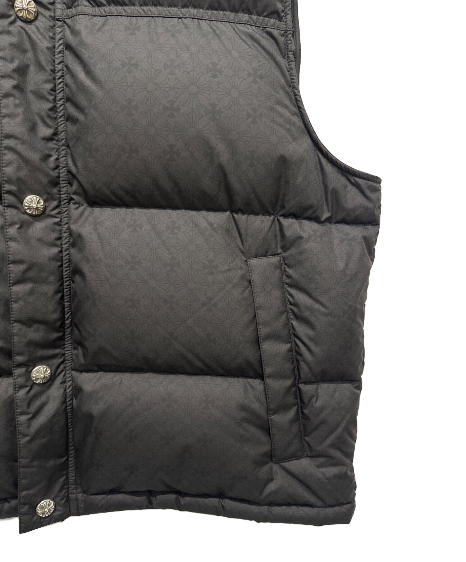 中古・古着通販】CHROME HEARTS (クロムハーツ) クロスボール釦ダウン