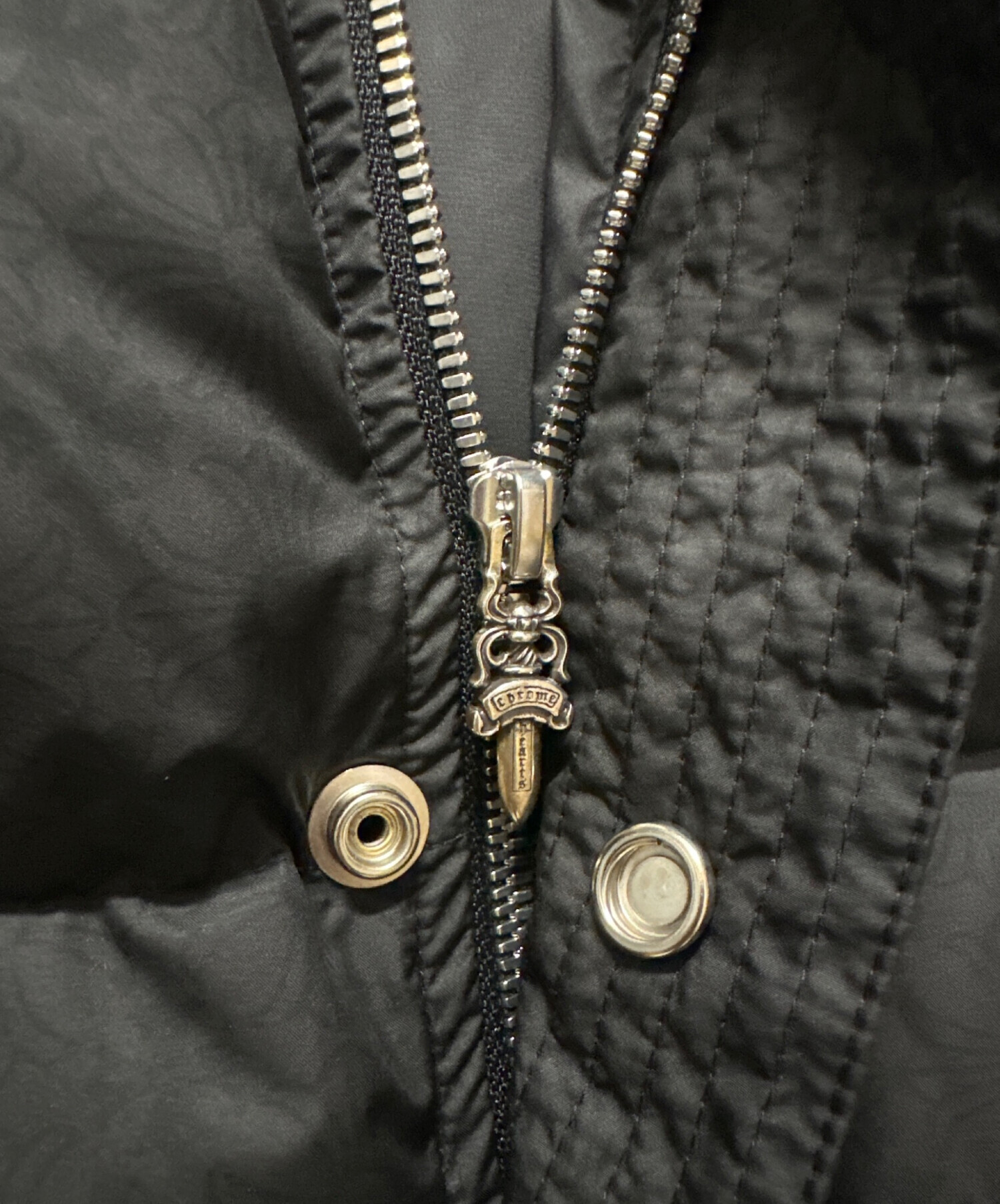 中古・古着通販】CHROME HEARTS (クロムハーツ) クロスボール釦ダウン
