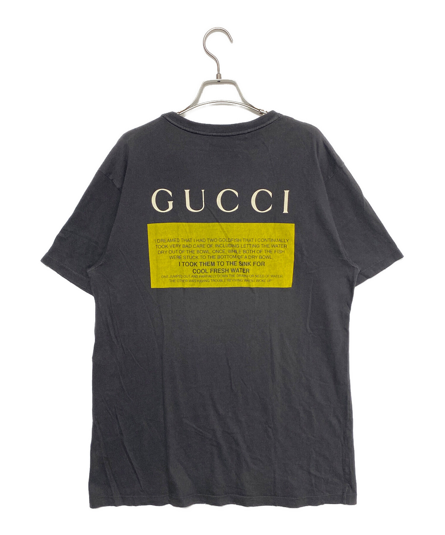 中古・古着通販】GUCCI (グッチ) ヴィンテージロゴTシャツ グレー 
