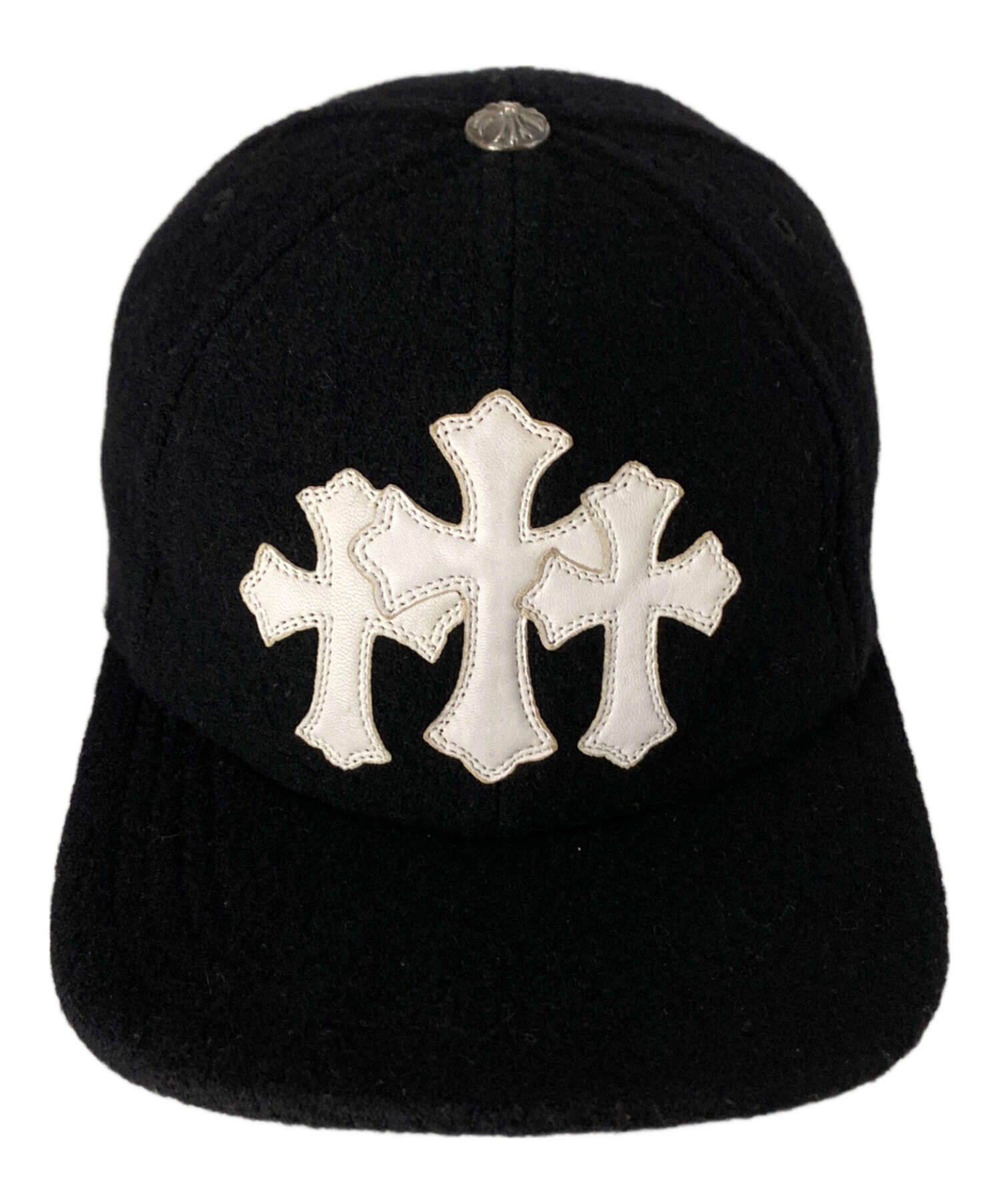 Chrome Hearts キャップ ３年前ワイキキ店で購入品 中古・古着通販】CHROME HEARTS (クロムハーツ) 3クロスウールキャップ