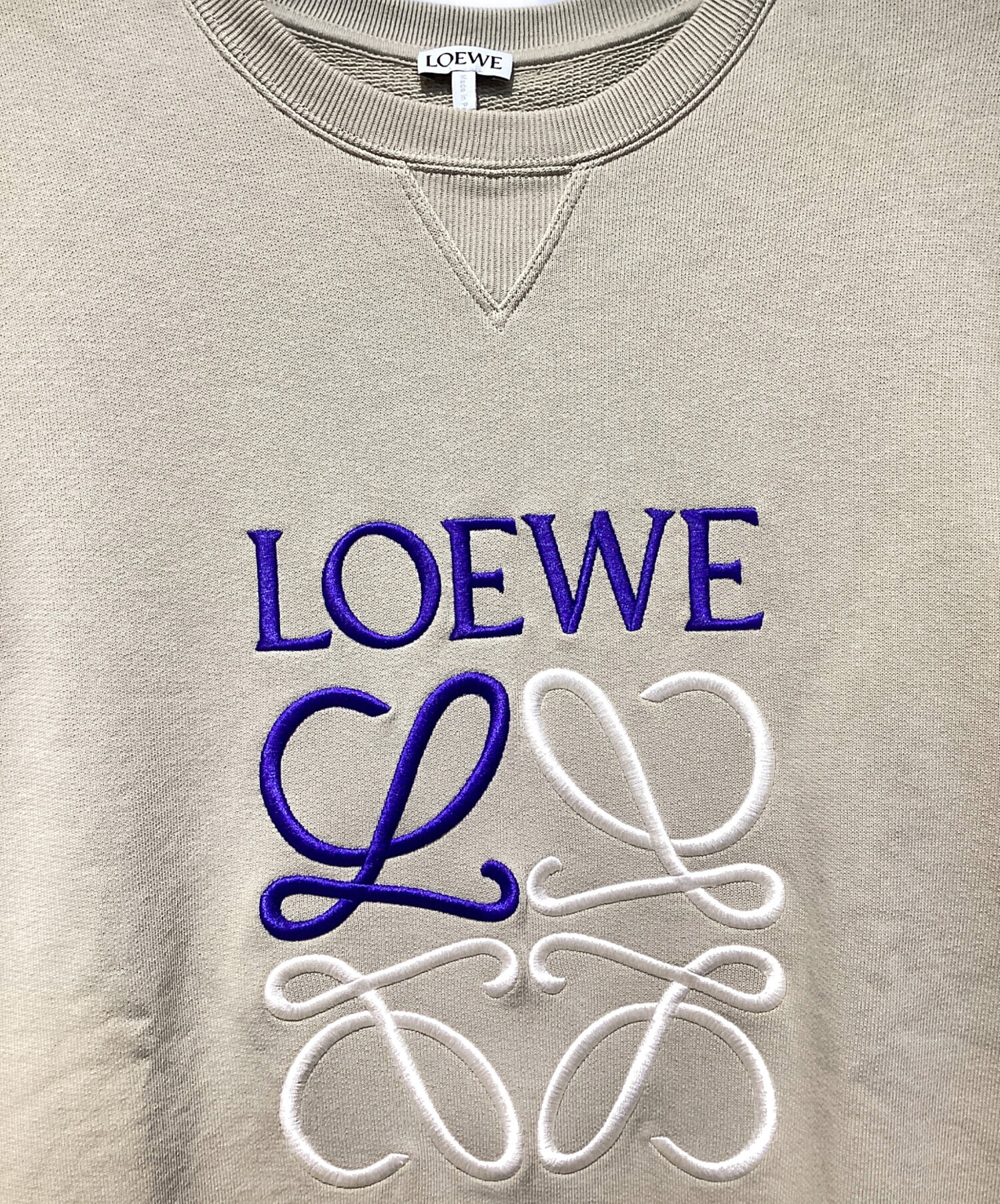 中古・古着通販】LOEWE (ロエベ) アナグラムロゴスウェット 中古・古着通販】LOEWE (ロエベ) アナグラムロゴスウェット