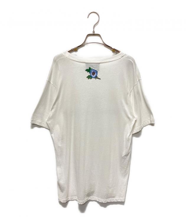 中古・古着通販】GUCCI (グッチ) ロゴTシャツ ホワイト サイズ